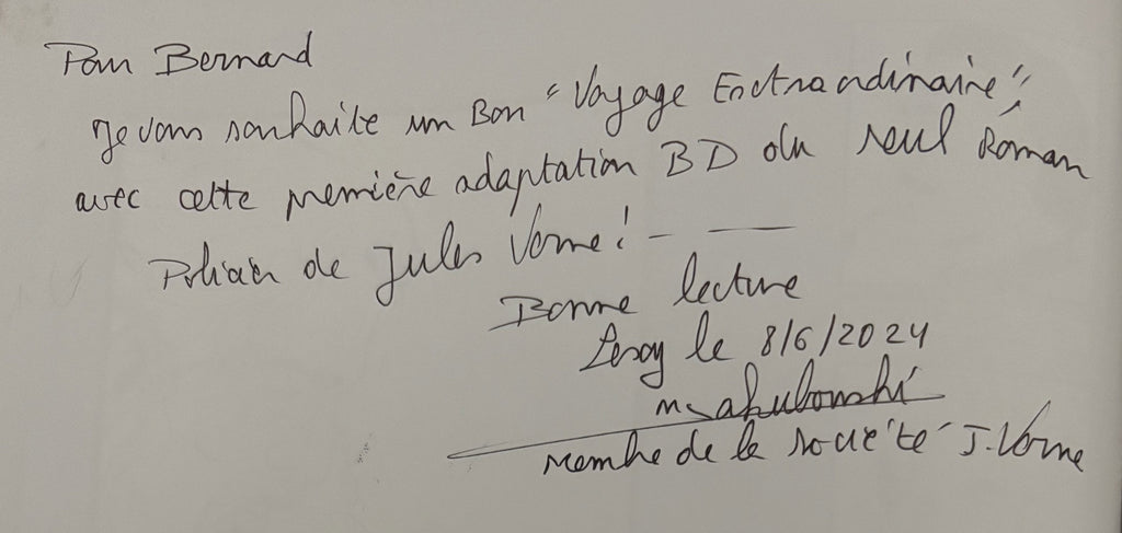 Bd dédicacée - Jules Vernes et ses voyages - Un drame en Livonie -  Marc Jakubowski et Eric Rückstühl- EO - 2019 - TTBE - Le Sphinx Des Glaces