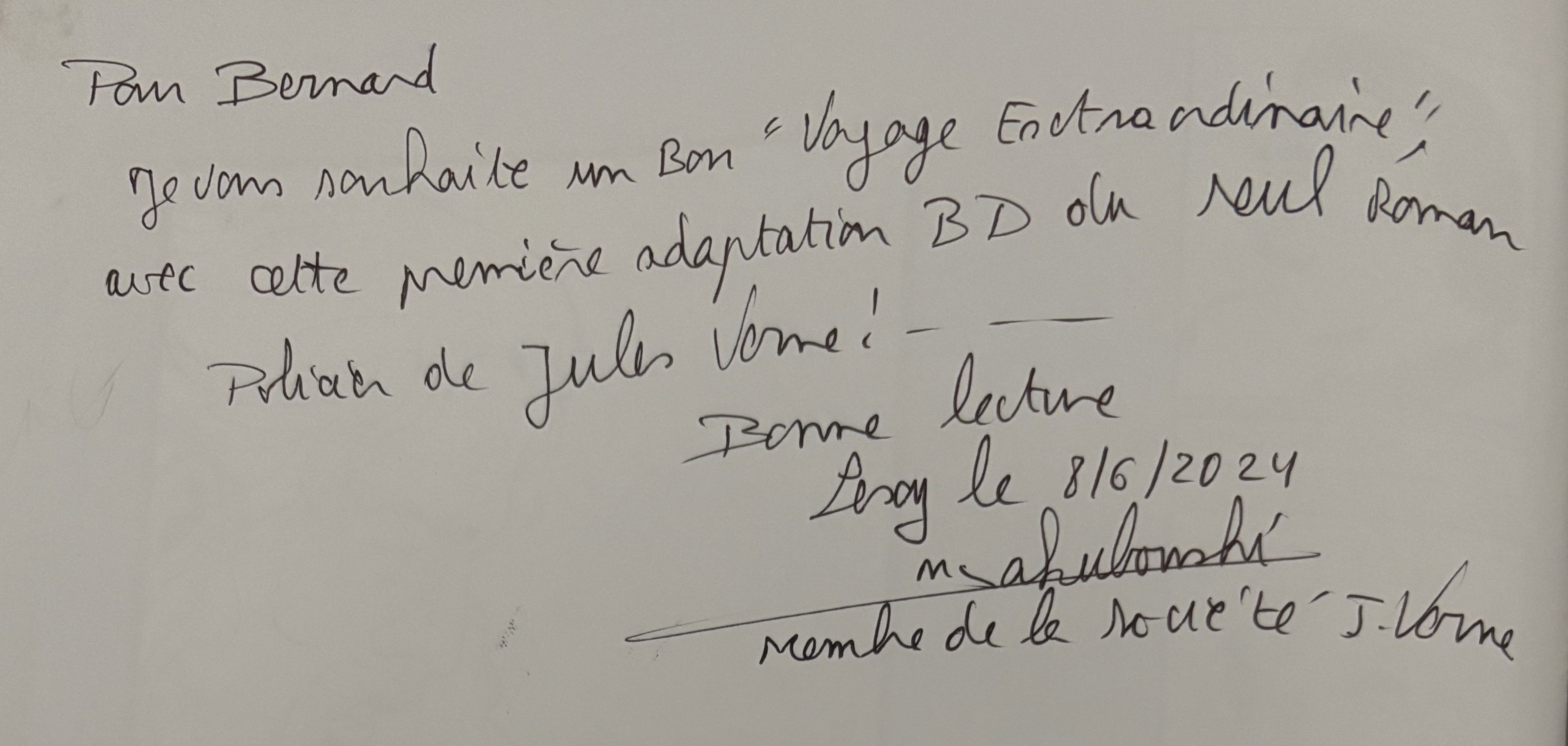 Bd dédicacée - Jules Vernes et ses voyages - Un drame en Livonie -  Marc Jakubowski et Eric Rückstühl- EO - 2019 - TTBE - Le Sphinx Des Glaces