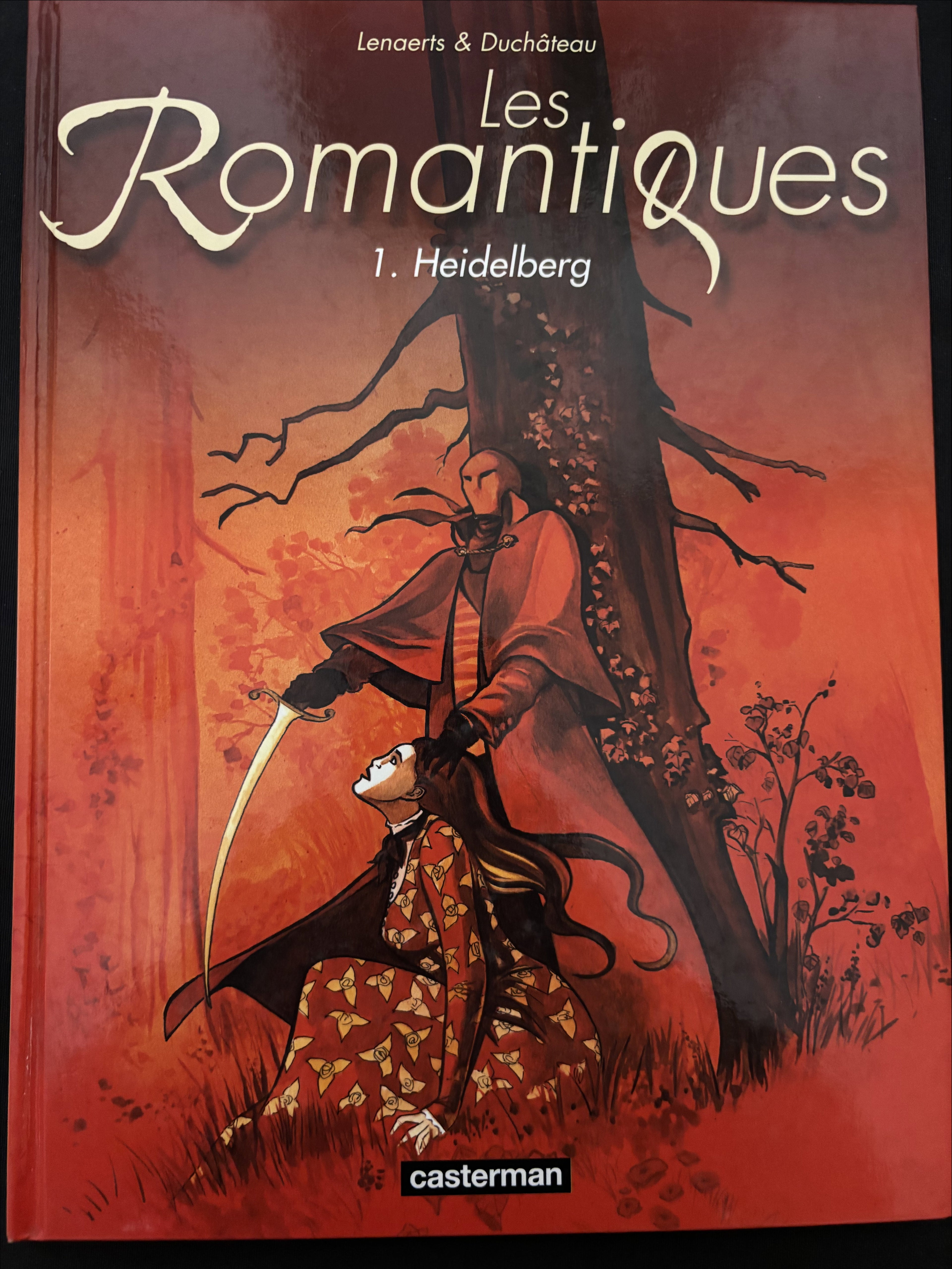 Bd dédicacée - Les romantiques - Heidelberg -   Lenaerts et Duchateau - EO - 2001 - TTBE - Casterman