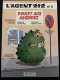 Bd dédicacée - Agent 212 - Le poulet aux amendes - Tome 5 - Kox et Daniel - EO - 1985- TTBE - Dupuis