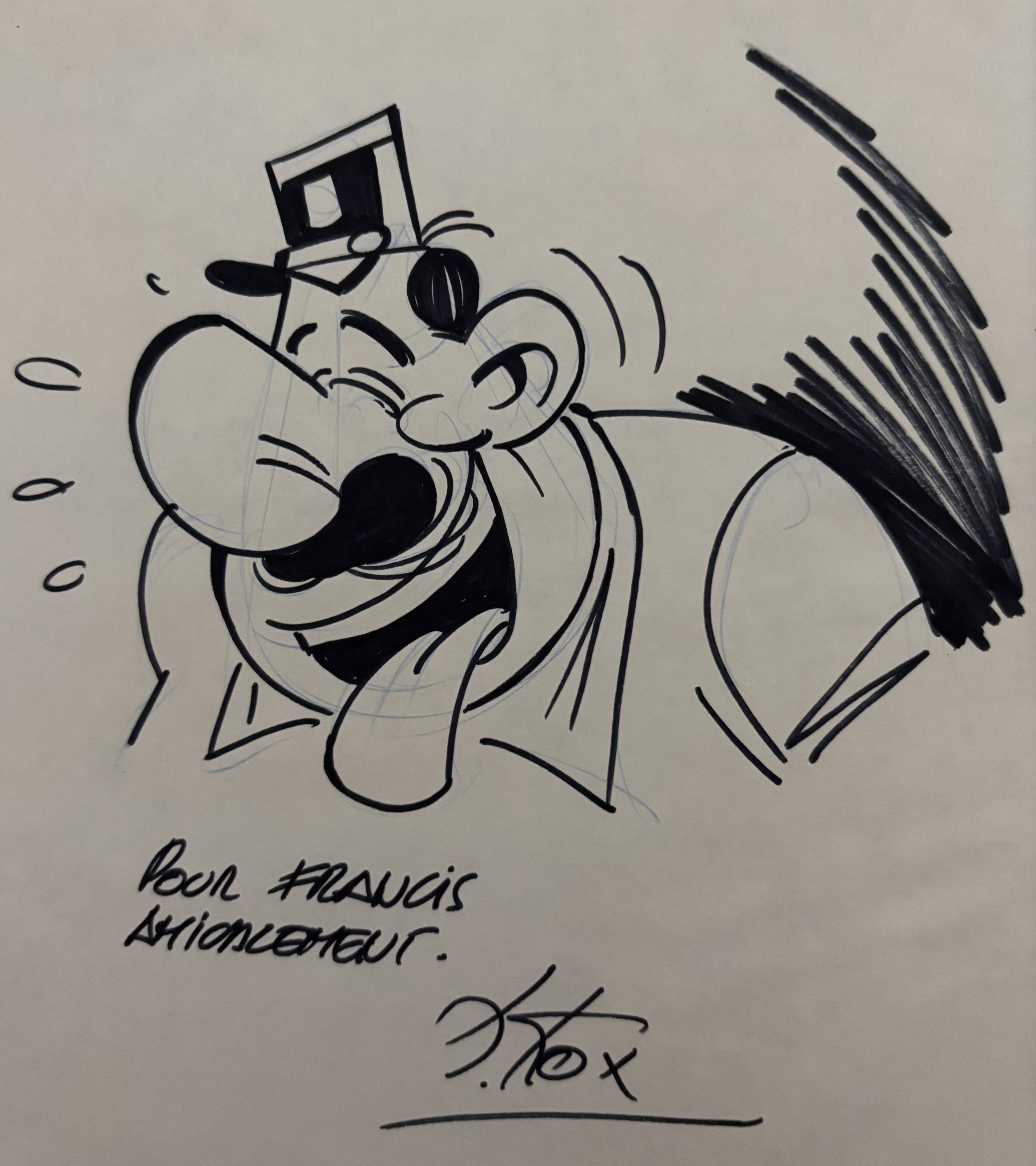 Bd dédicacée - Agent 212 - Le poulet aux amendes - Tome 5 - Kox et Daniel - EO - 1985- TTBE - Dupuis