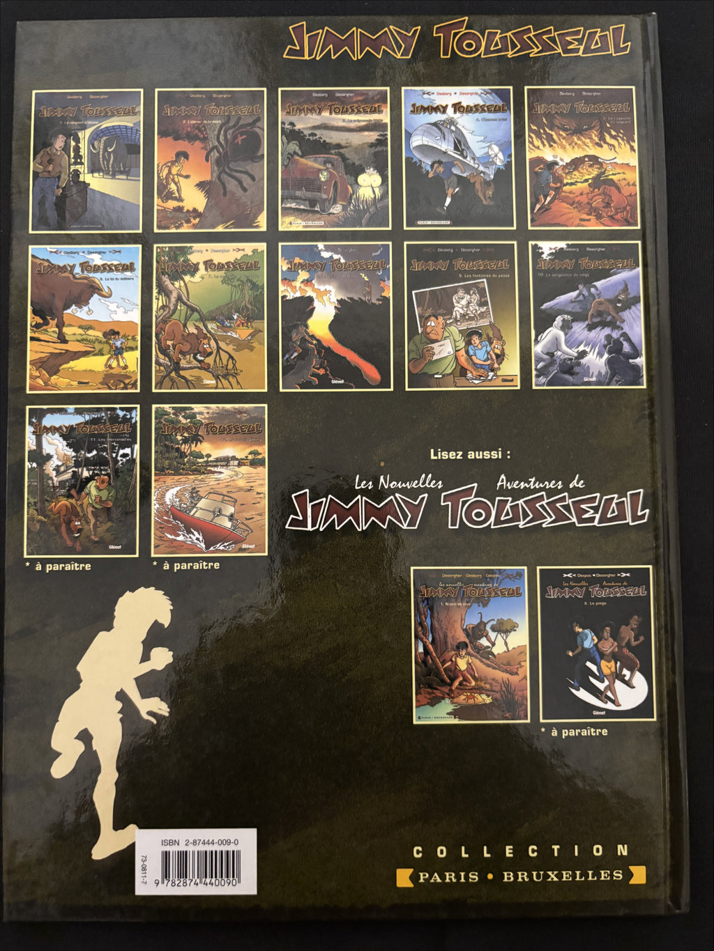 Bd dédicacée - Jimmy Tousseul - Les fantômes du passé - Tome 9 - Desorgher - EO - 1996- TTBE - Dupuis