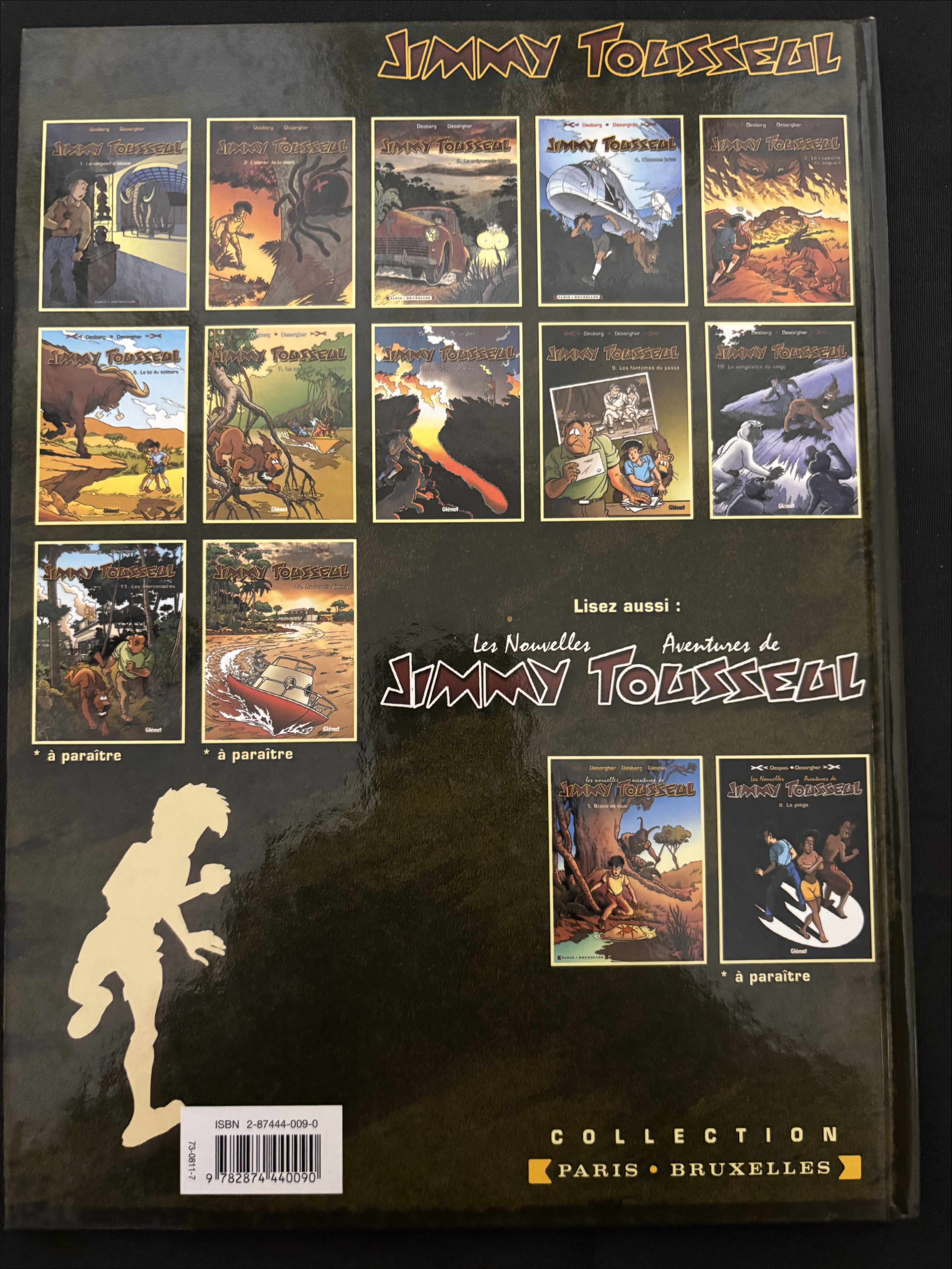 Bd dédicacée - Jimmy Tousseul - Les fantômes du passé - Tome 9 - Desorgher - EO - 1996- TTBE - Dupuis