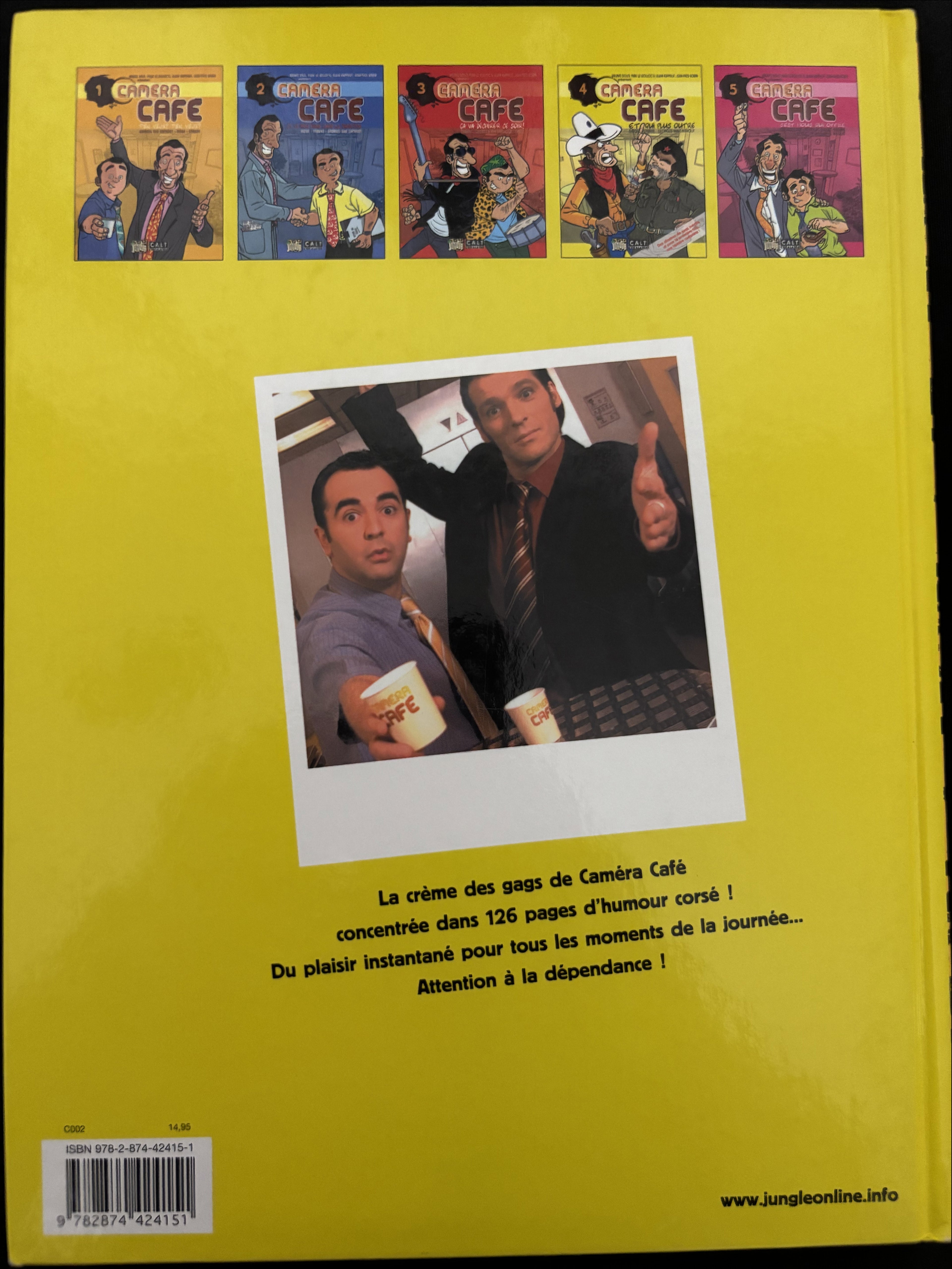 Bd dédicacée - Best of Camera Café - Didgé - EO - 2007- TTBE- Casterman
