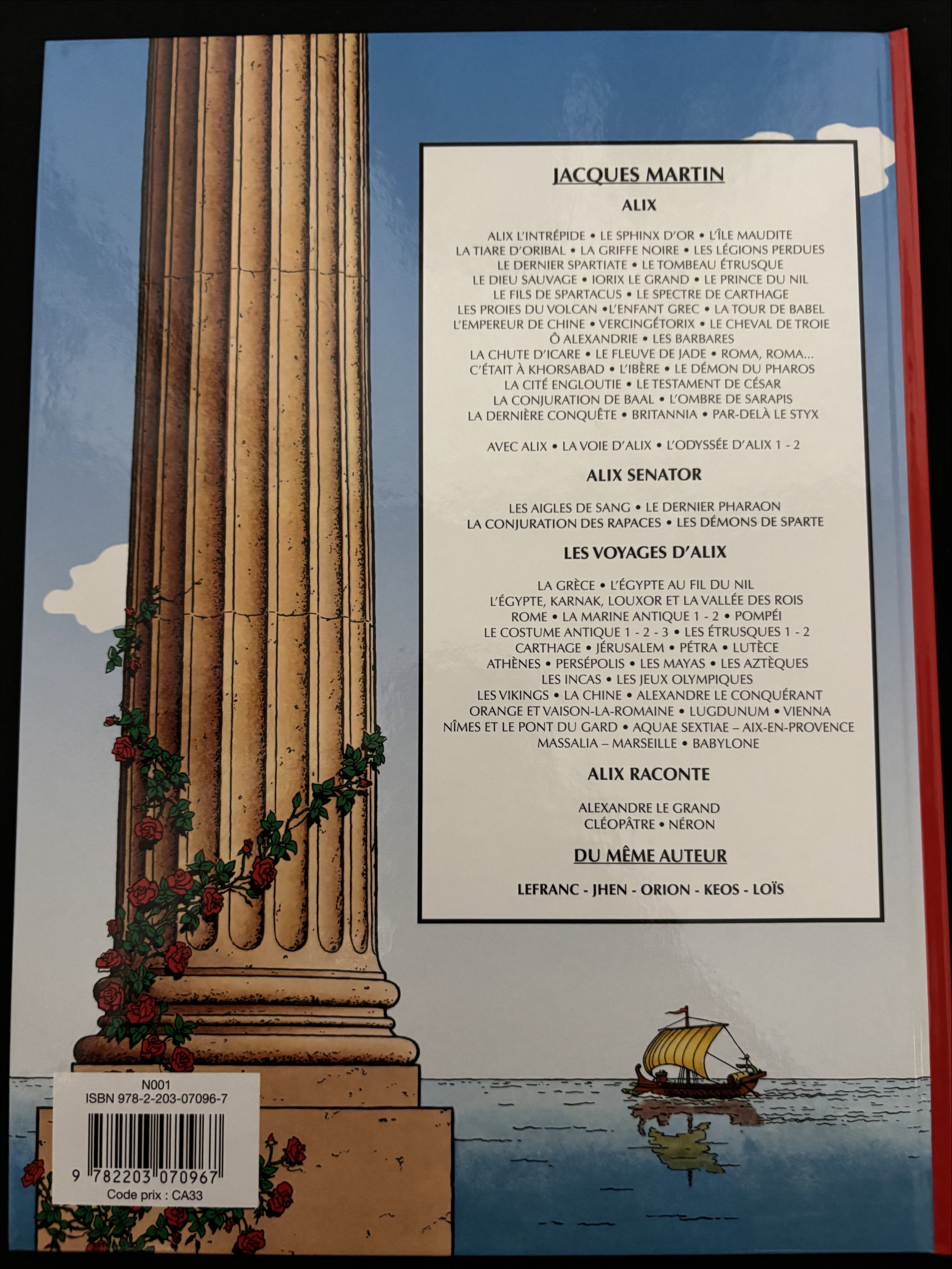 Bd dédicacée - Alix - L'or de Saturne - Tome 35 - Venanzi - EO - 2016 - TTBE- Casterman