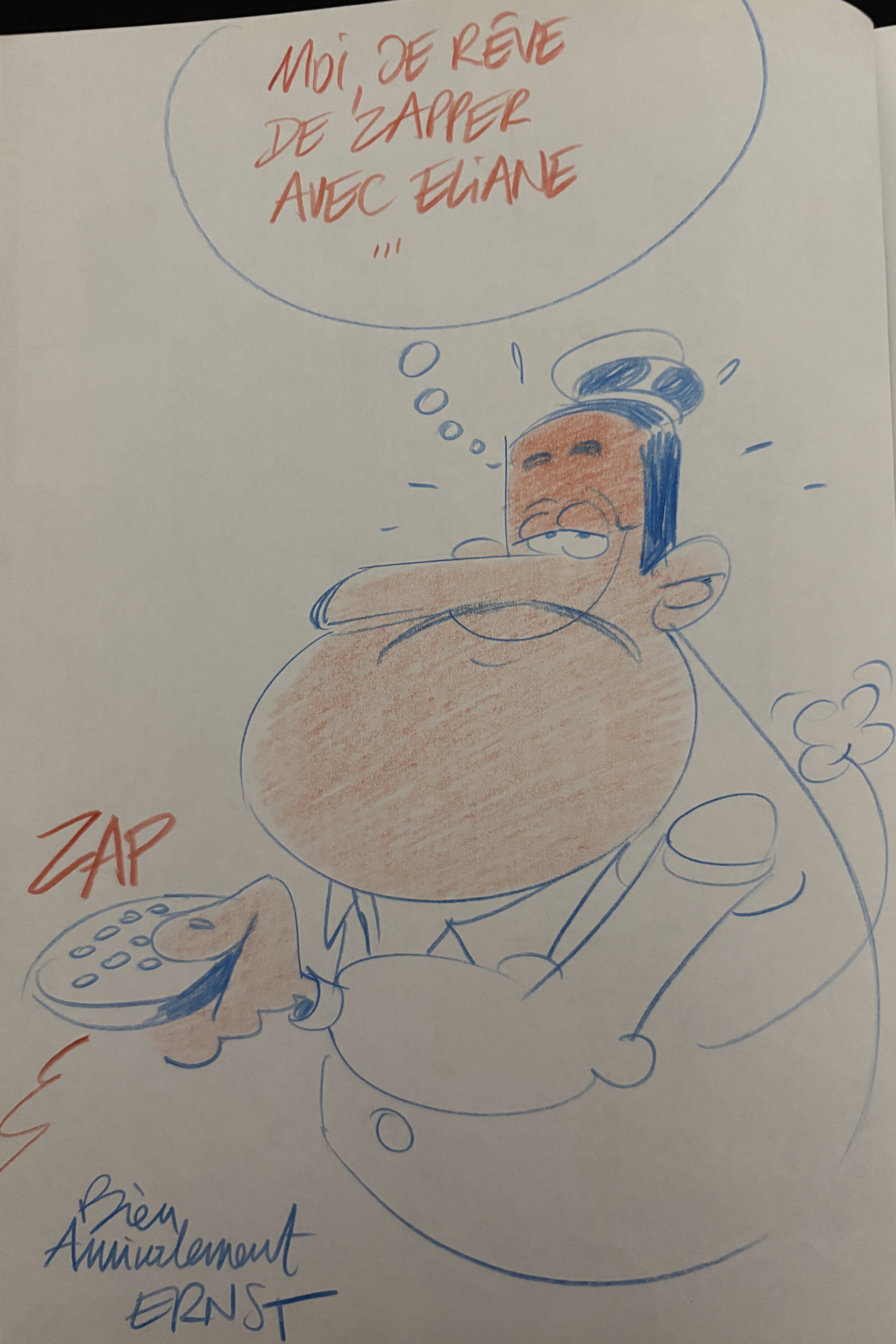 Bd dédicacée - Les Zappeurs - Sauce zappeur - Tome 5 - Ernst - EO - 1997 - TTBE - Dupuis