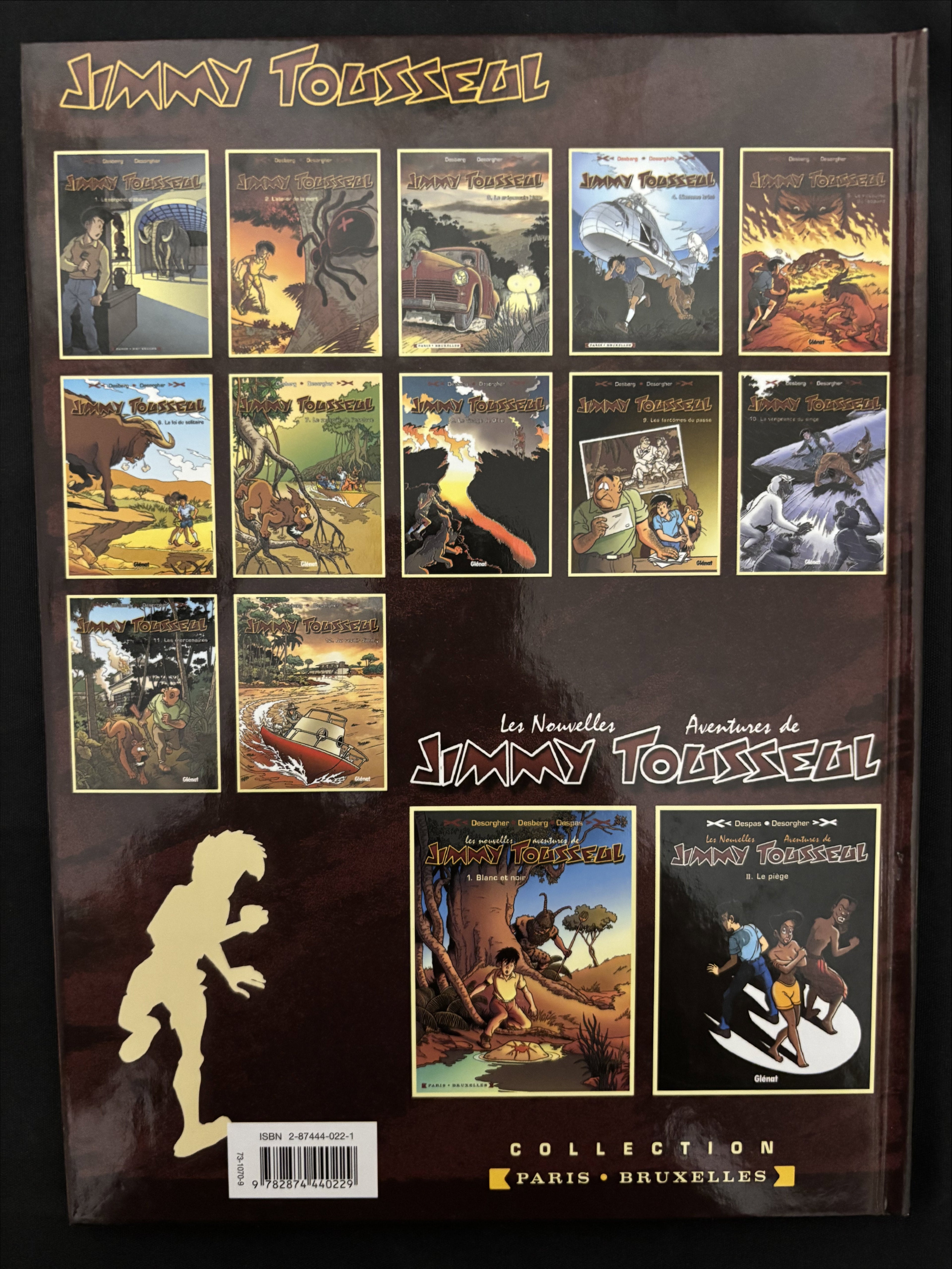 Bd dédicacée - Les nouvelles aventures de Jimmy Tousseul - Le piège - Tome 2 - Desorgher - EO - 2006 - TTBE - Glénat