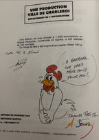 Bd dédicacée - Charleroi - Une ville aux carrefours de l'histoire - Raes - EO - 1987 - TTBE - Willy Seron