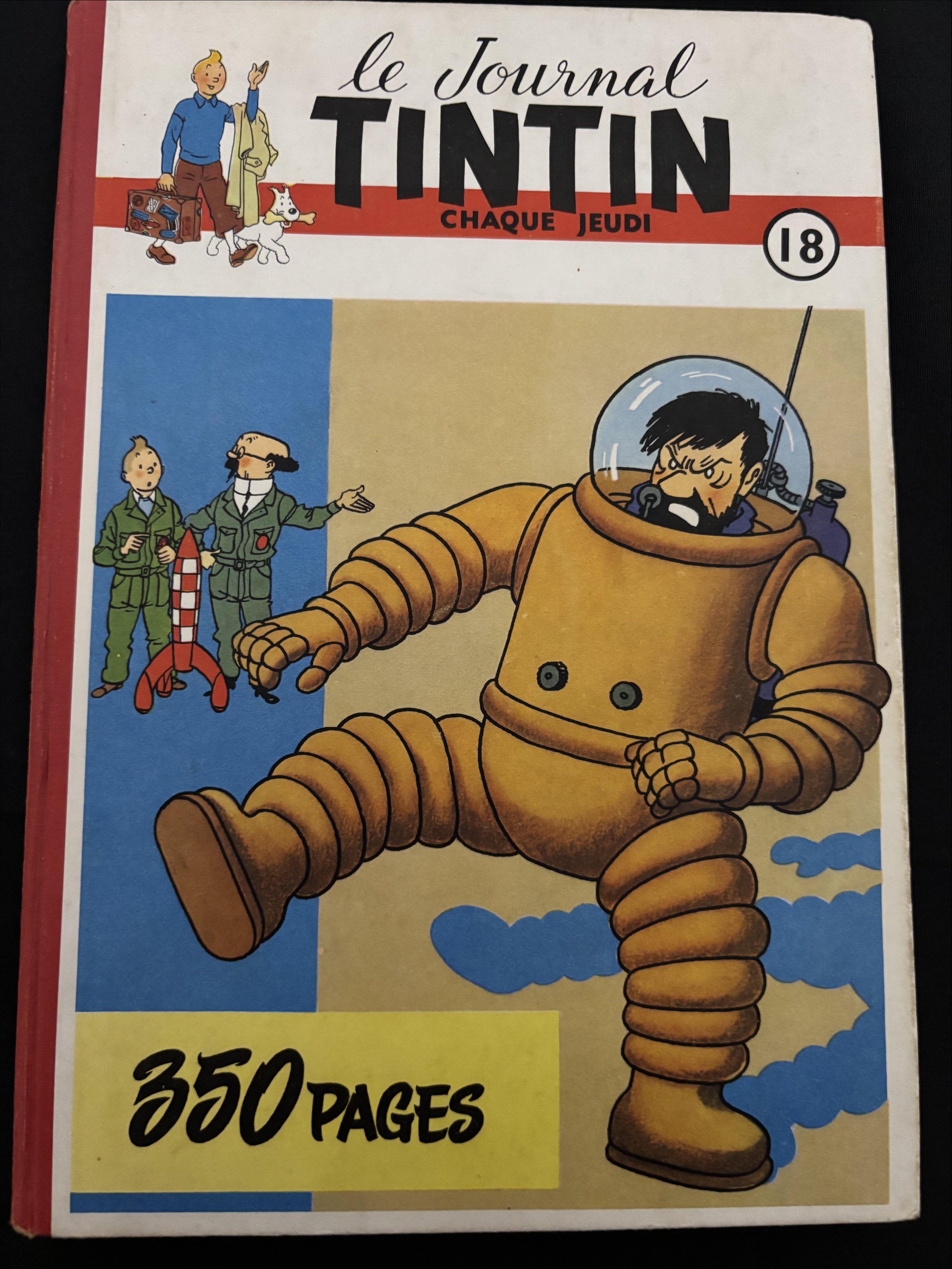 Bd - Le journal de Tintin- Numéro 18 - EO - 1963 - TTBE - Lombard
