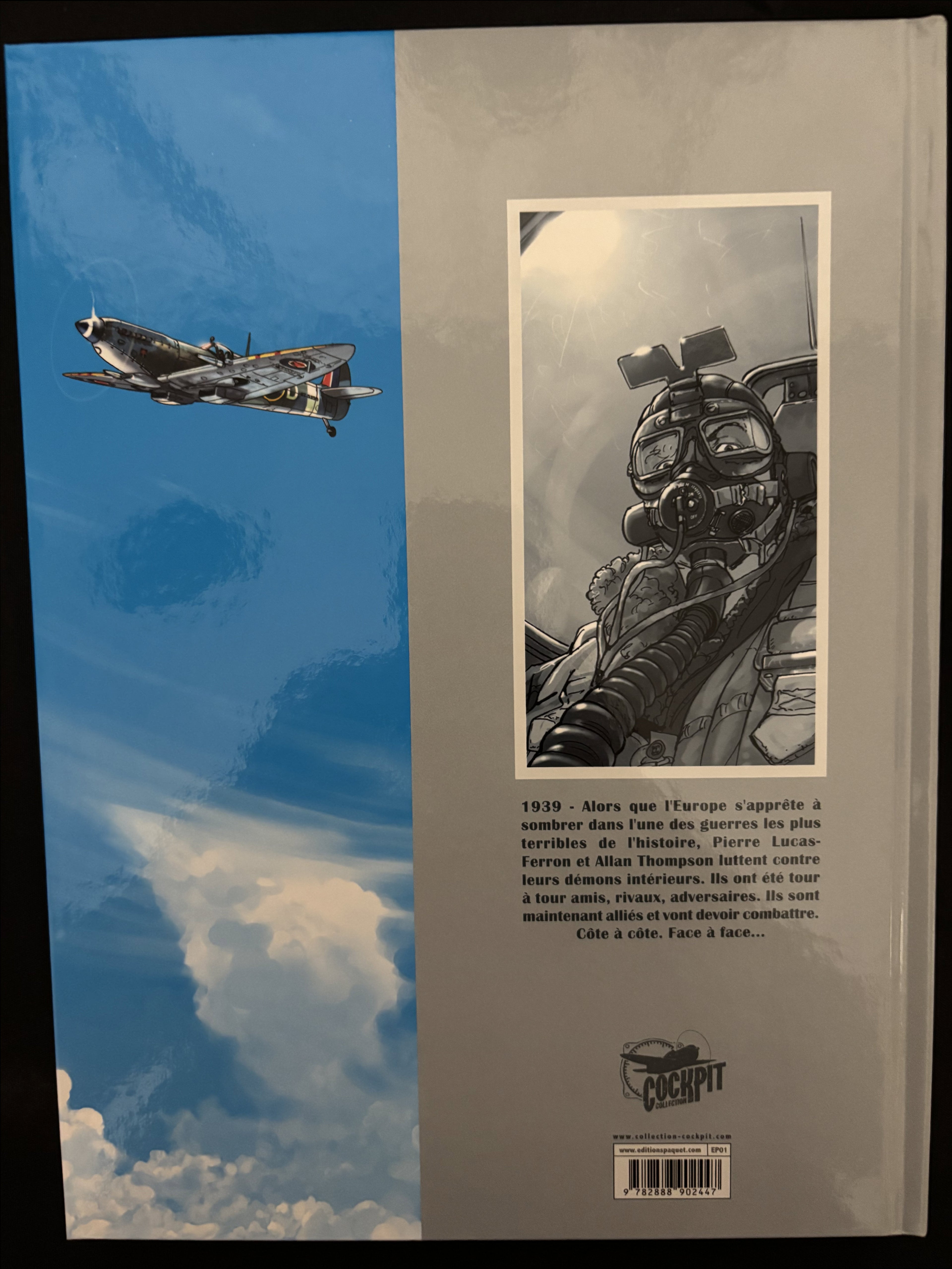 Bd - Collection Cockpit - Au-delà des nuages - Combats - Tome 2 - Hugault - EO - 2007 - TTBE - Paquet