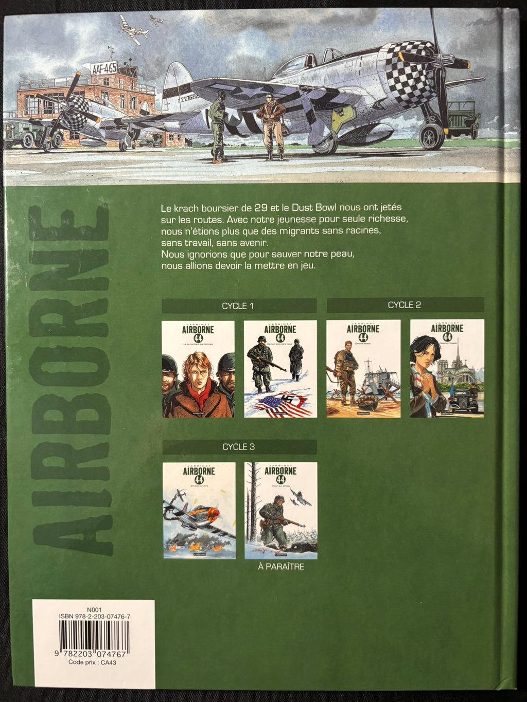 Bd - Airborn 44 - S'il faut survivre - Tome 5 - Jarbinet - EO - 2014 - TTBE - Casterman