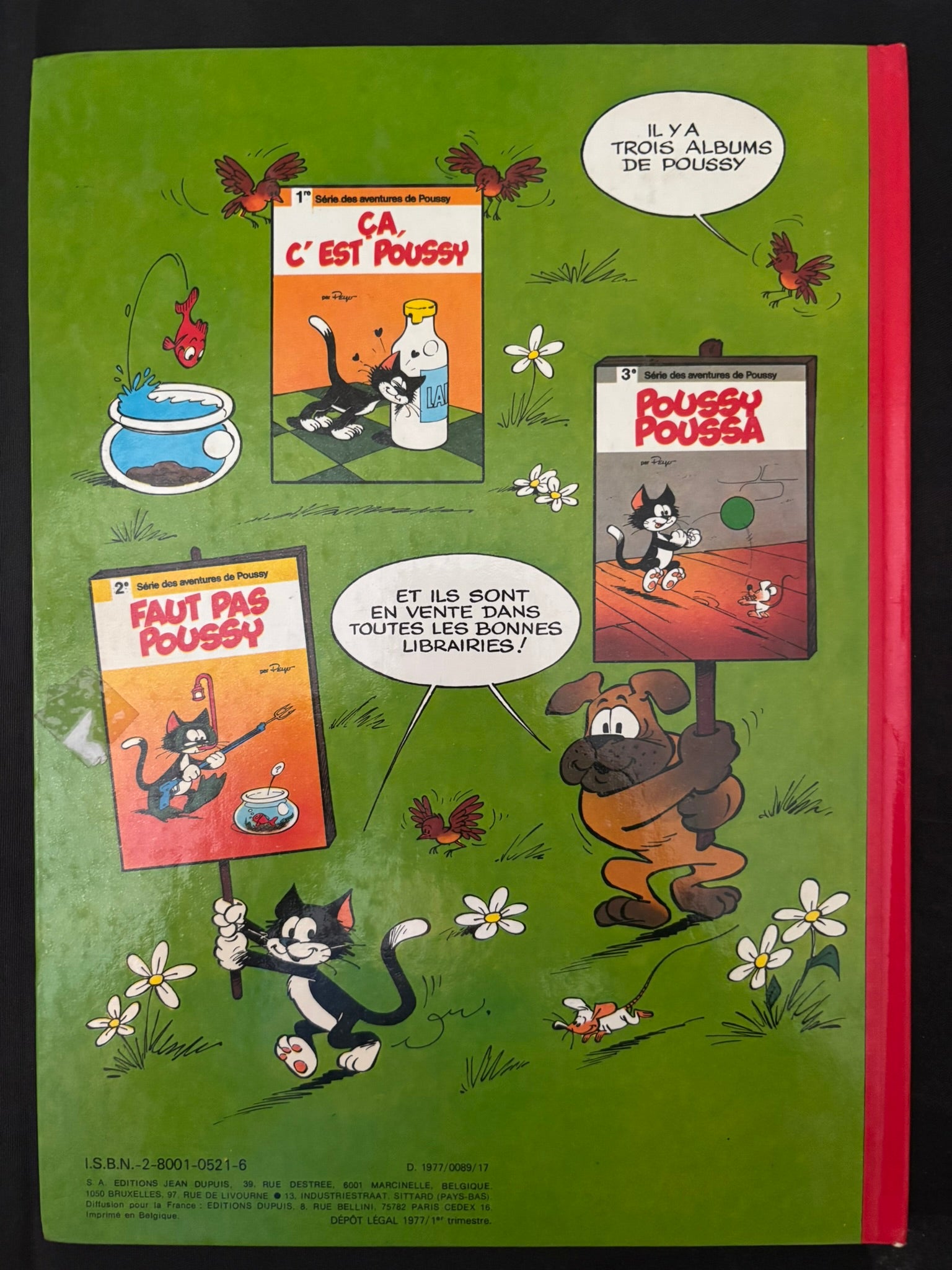 Bd - Poussy - Faut pas Poussy - Tome 2 - Peyot - EO - 1977 - EM - Dupuis