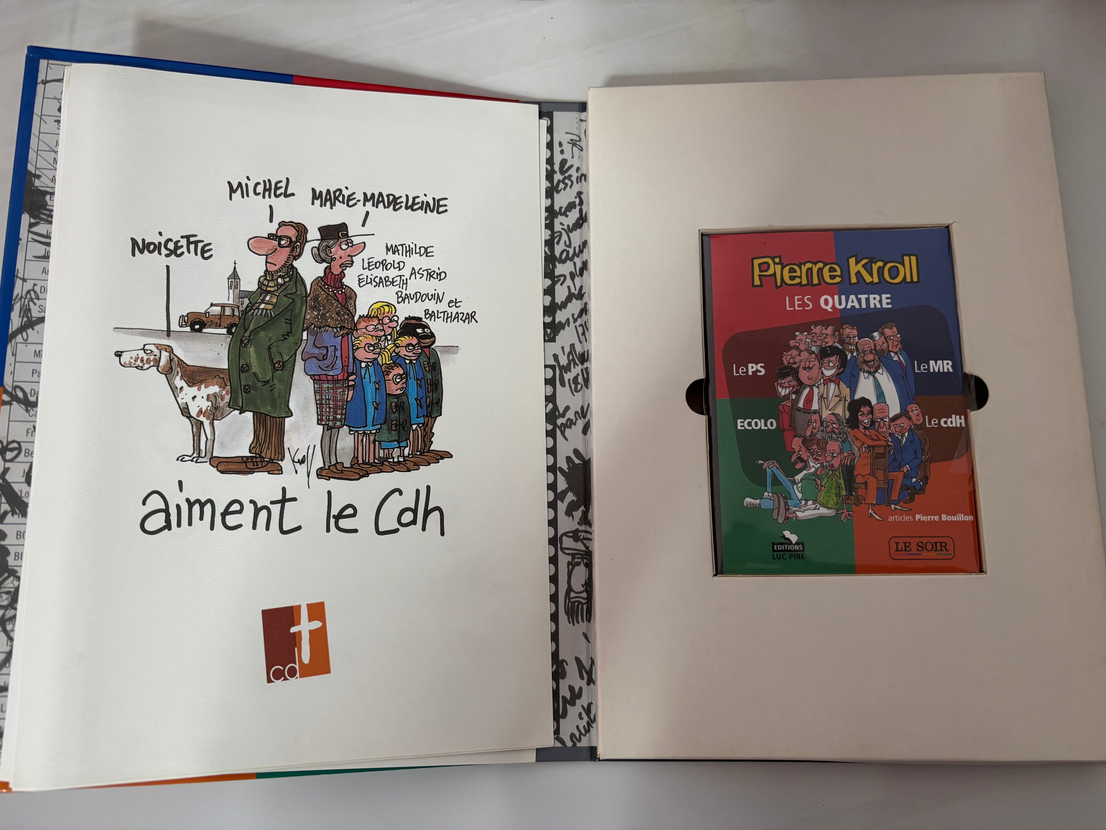 Bd - Pierre Kroll - Les quatres - Petits dessins Hors Série - EO - 2003 - TBE - Luc Pire
