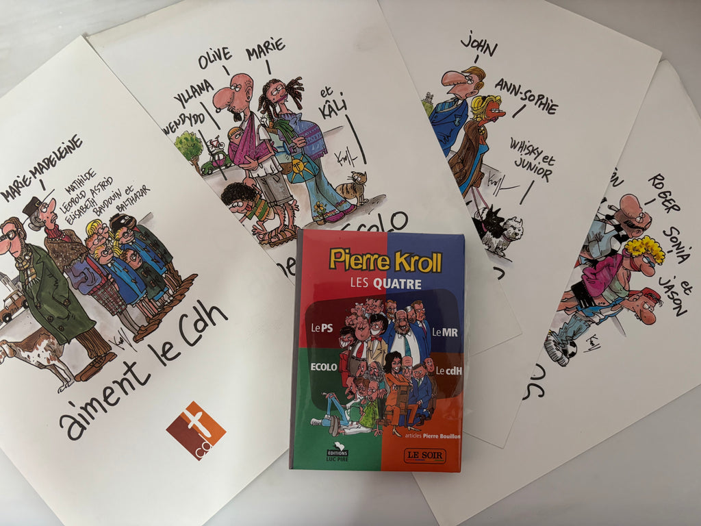 Bd - Pierre Kroll - Les quatres - Petits dessins Hors Série - EO - 2003 - TBE - Luc Pire