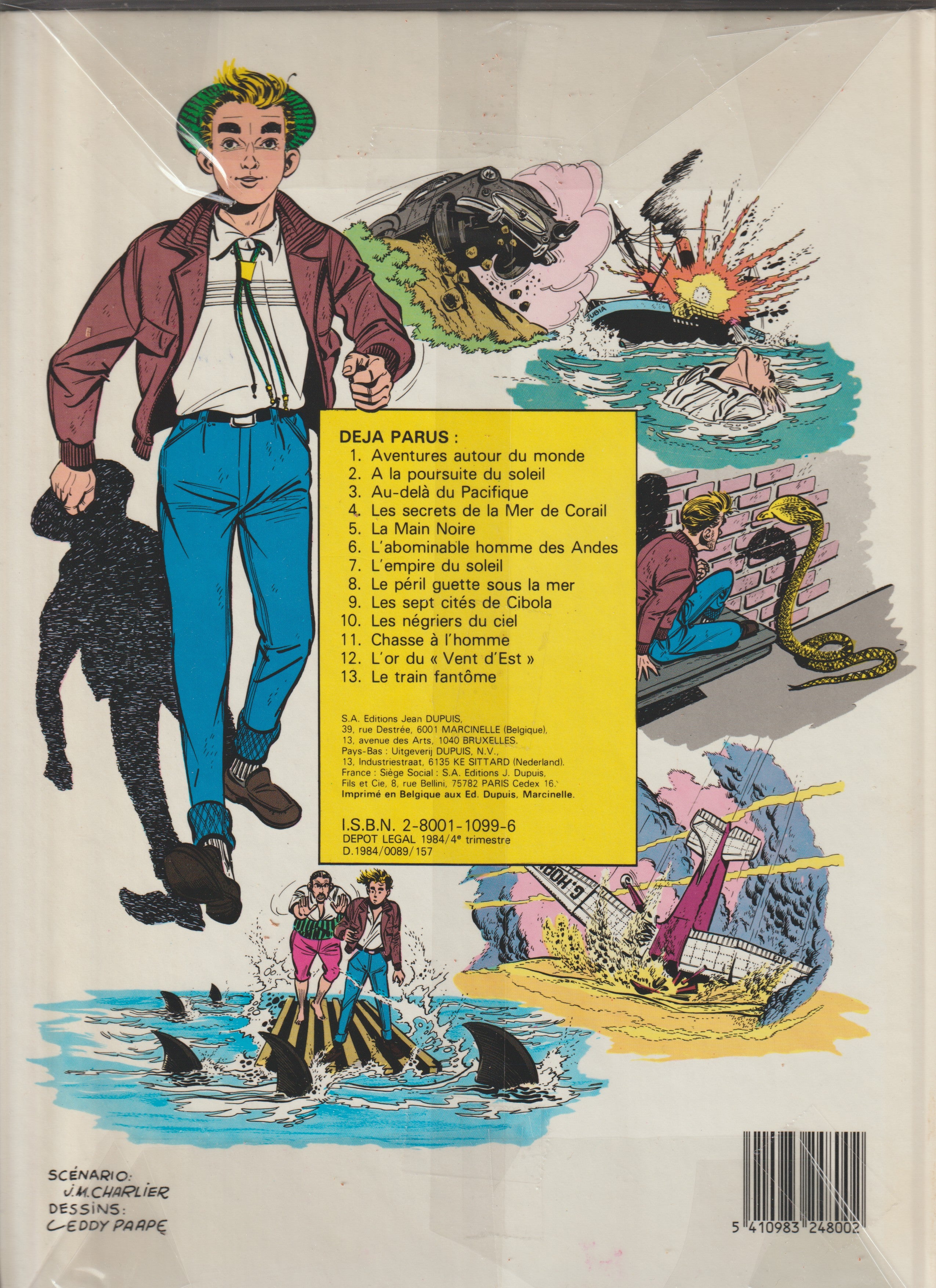 Bd - Marc Dacier - Les secrets de la mer de corail - Tome 4 - Paape Eddy - RE - 1984 - TTBE - Dupuis
