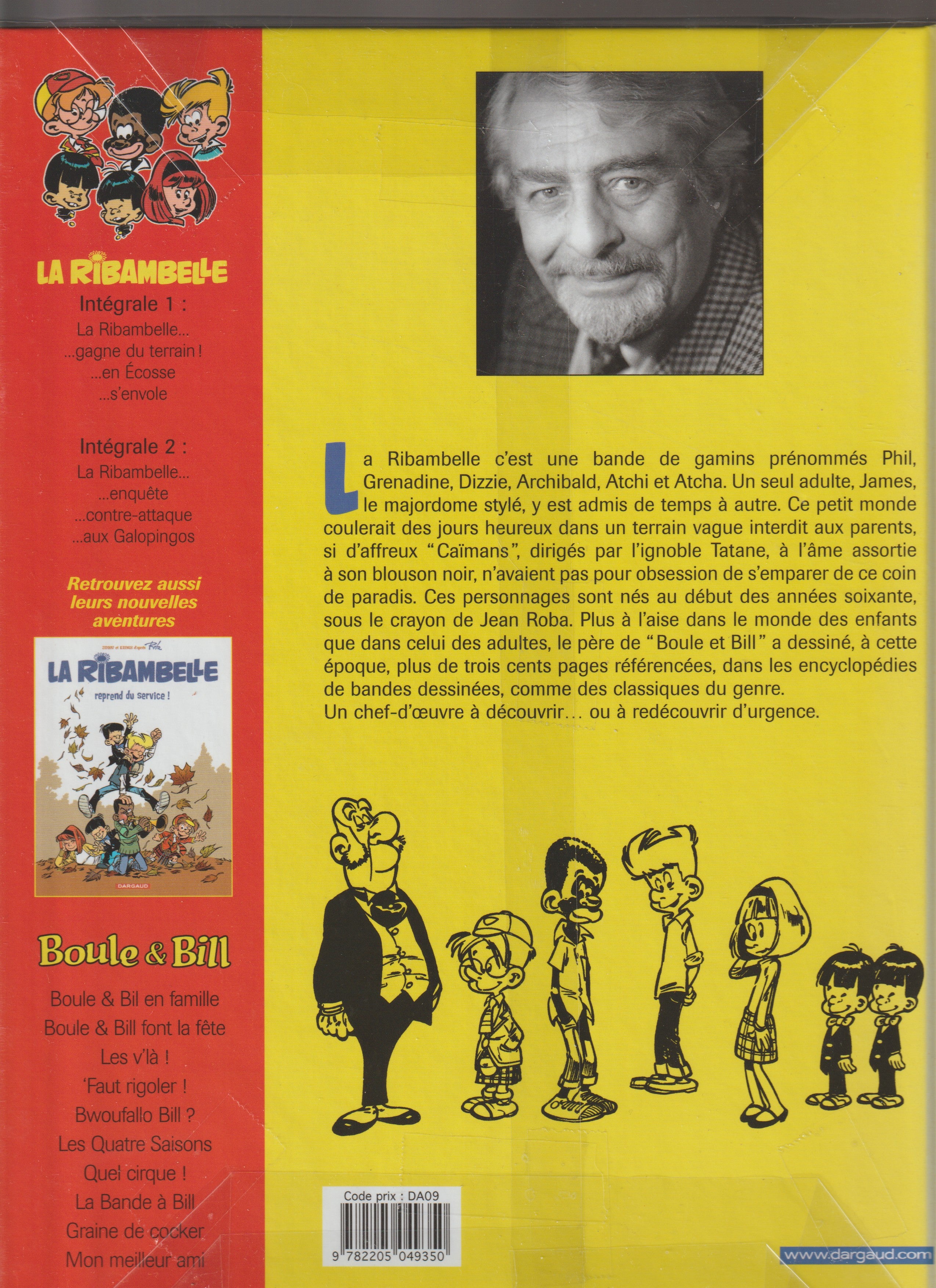 Bd - La ribambelle - L'intégrale - Tome 1 - Roba  - RE - 2001 - TTBE - Dargaud