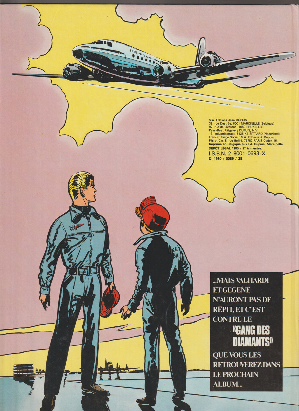 Bd - Les aventures de Jean Valhardi - Soleil noir - Tome 1 - Jijé - EO/RE - 1958/1980 - BE/TBE - Dupuis