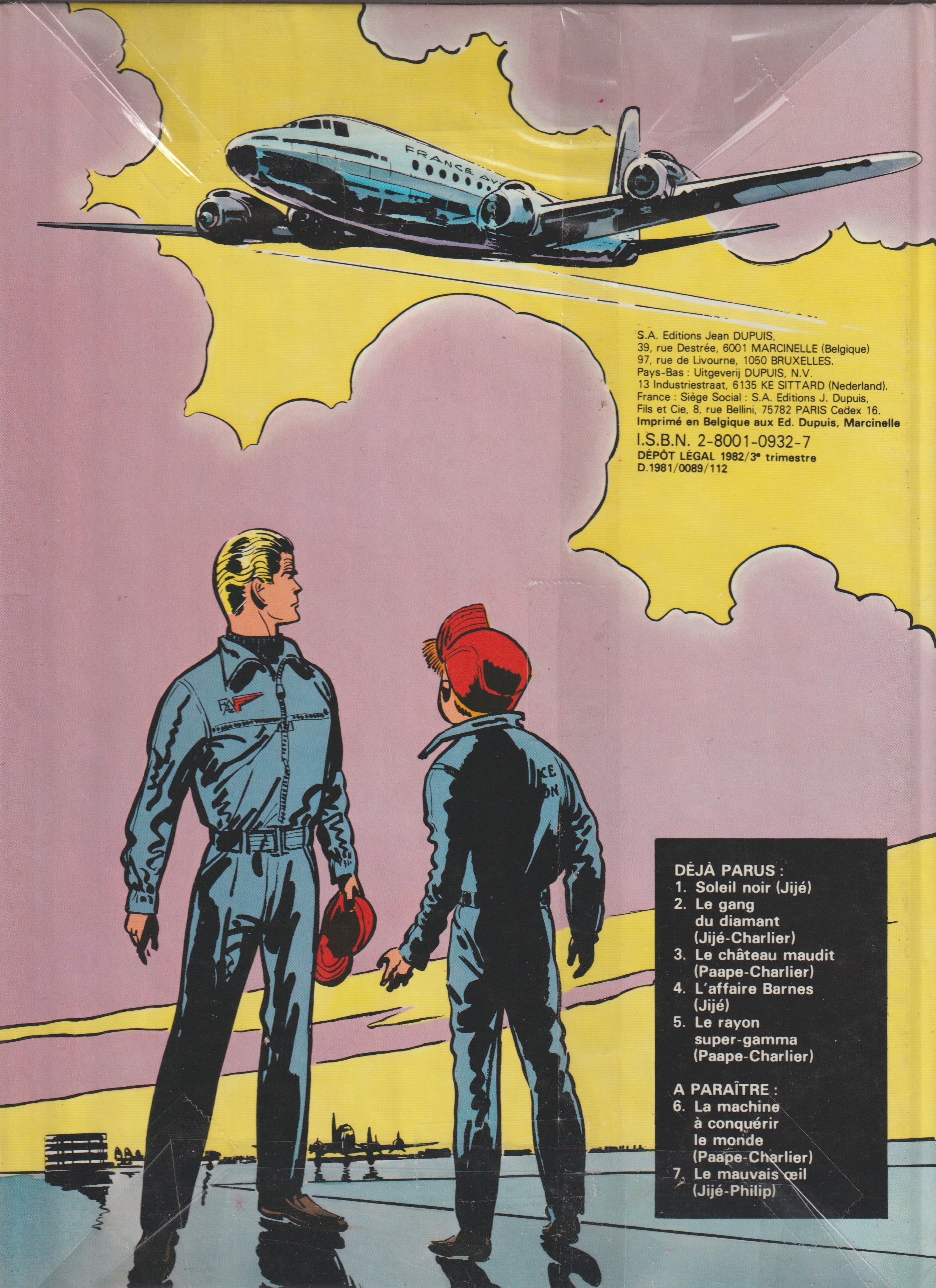 Bd - Les aventures de Jean Valhardi - Le rayon super gamma - Tome 5 - Jijé - RE - 1982 - TTBE - Dupuis