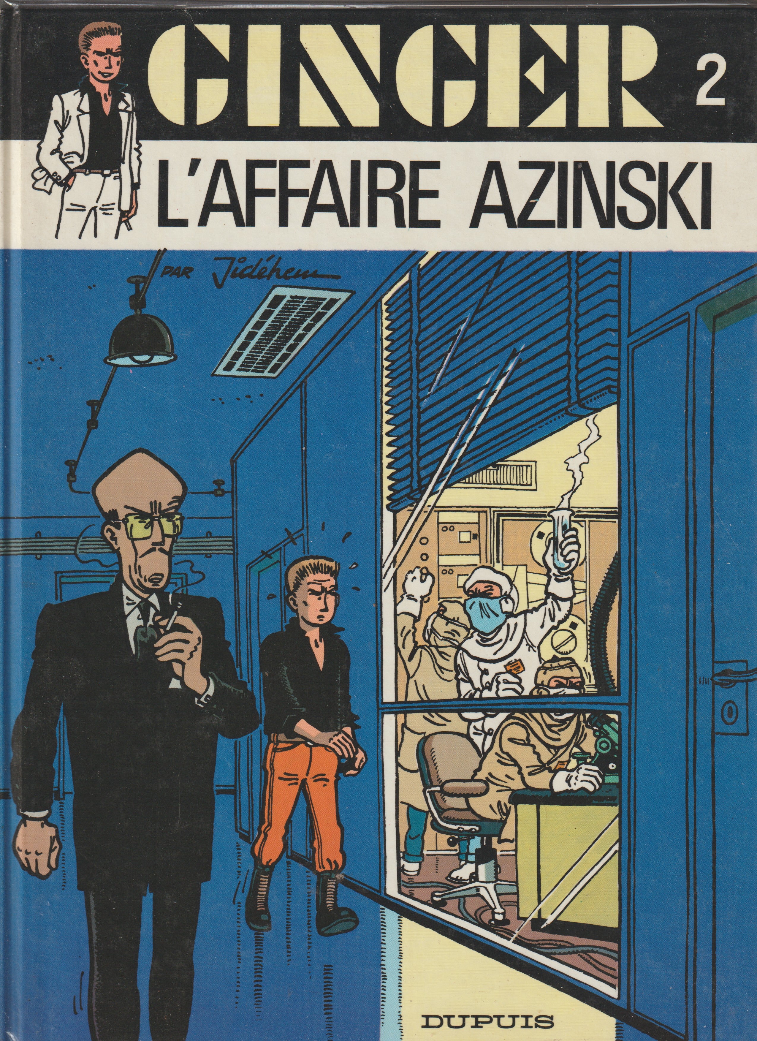 Bd - Ginger - L'affaire Azinski - Tome 2 -  Jidéhem - EO - 1984 - TTBE - Dupuis
