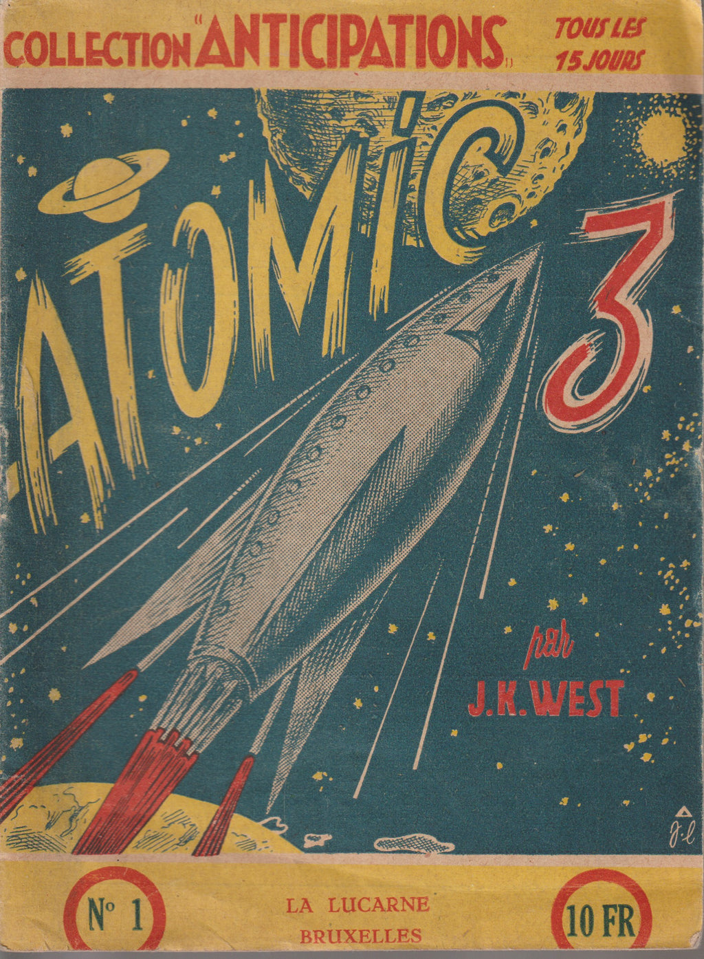 Livre science-fiction - Collection Anticipations - Livrets 1 à 13  - EO - 1945/1946- TBE- La Lucarne