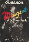 Livre - Georges Simenon - Maigret et la jeune morte - EO - 1954 - TTBE - Presse de la cité