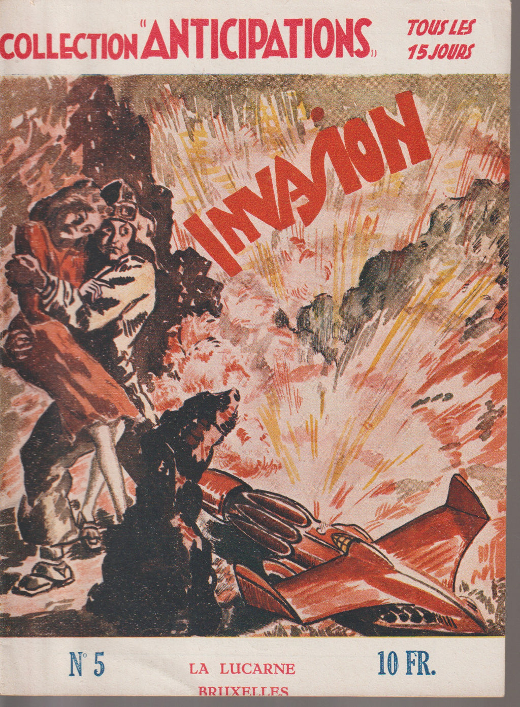 Livre science-fiction - Collection Anticipations - Livrets 1 à 13  - EO - 1945/1946- TBE- La Lucarne