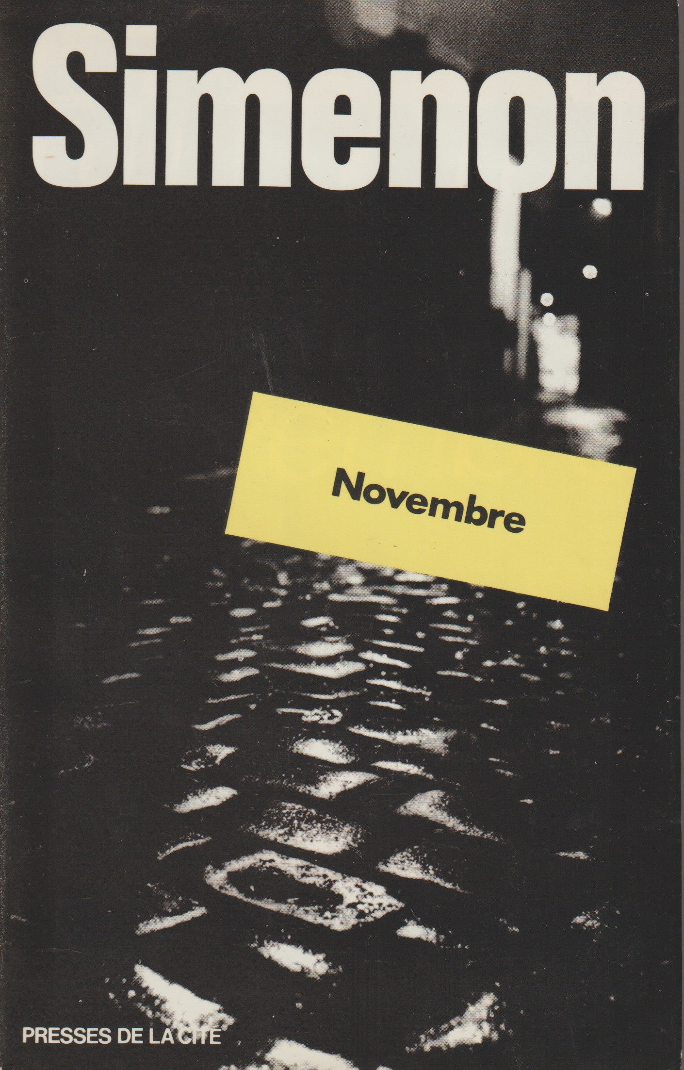 Livre - Georges Simenon - Novembre - RE - 1969 - TTBE - Presse de la cité