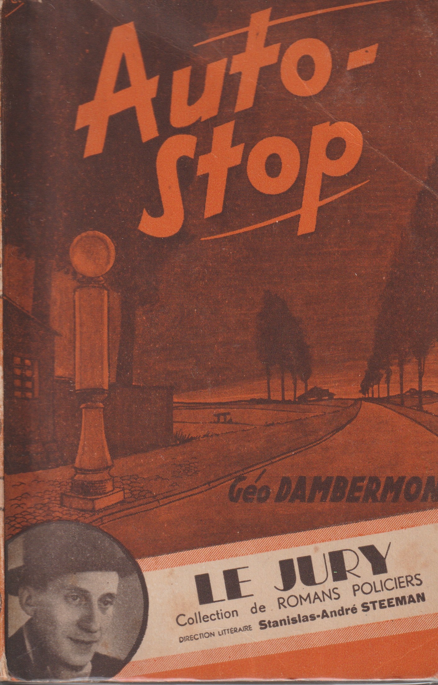Livre - Le Jury Numéro 15 - Stanislas-André Steeman - Auto-stop - EO - 1944 - TBE - Le Jury
