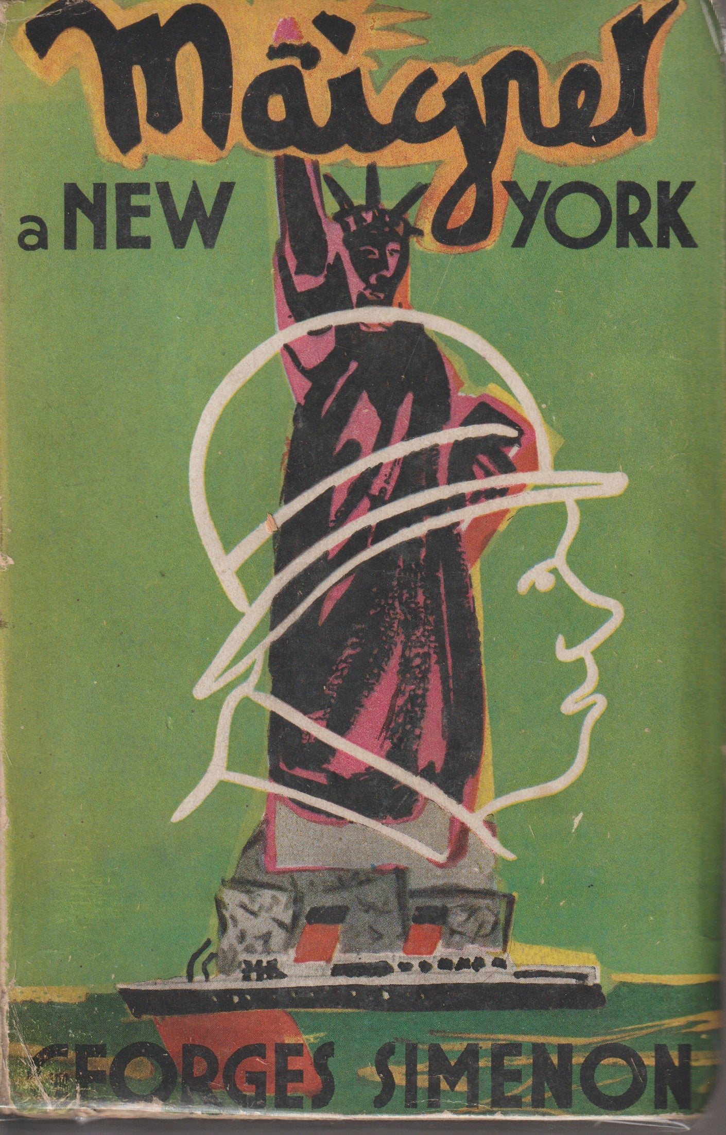 Livre - Georges Simenon - Maigret à New-York - EO - 1947 - BE - Presse de la cité