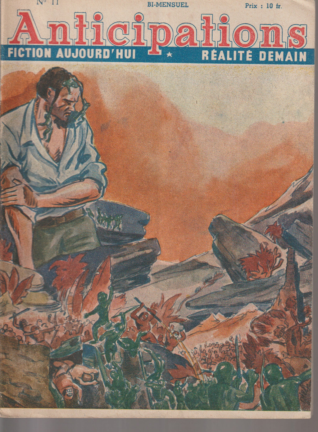 Livre science-fiction - Collection Anticipations - Livrets 1 à 13  - EO - 1945/1946- TBE- La Lucarne