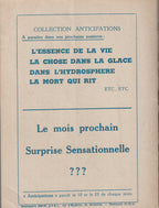 Livre science-fiction - Collection Anticipations - Livrets 1 à 13  - EO - 1945/1946- TBE- La Lucarne