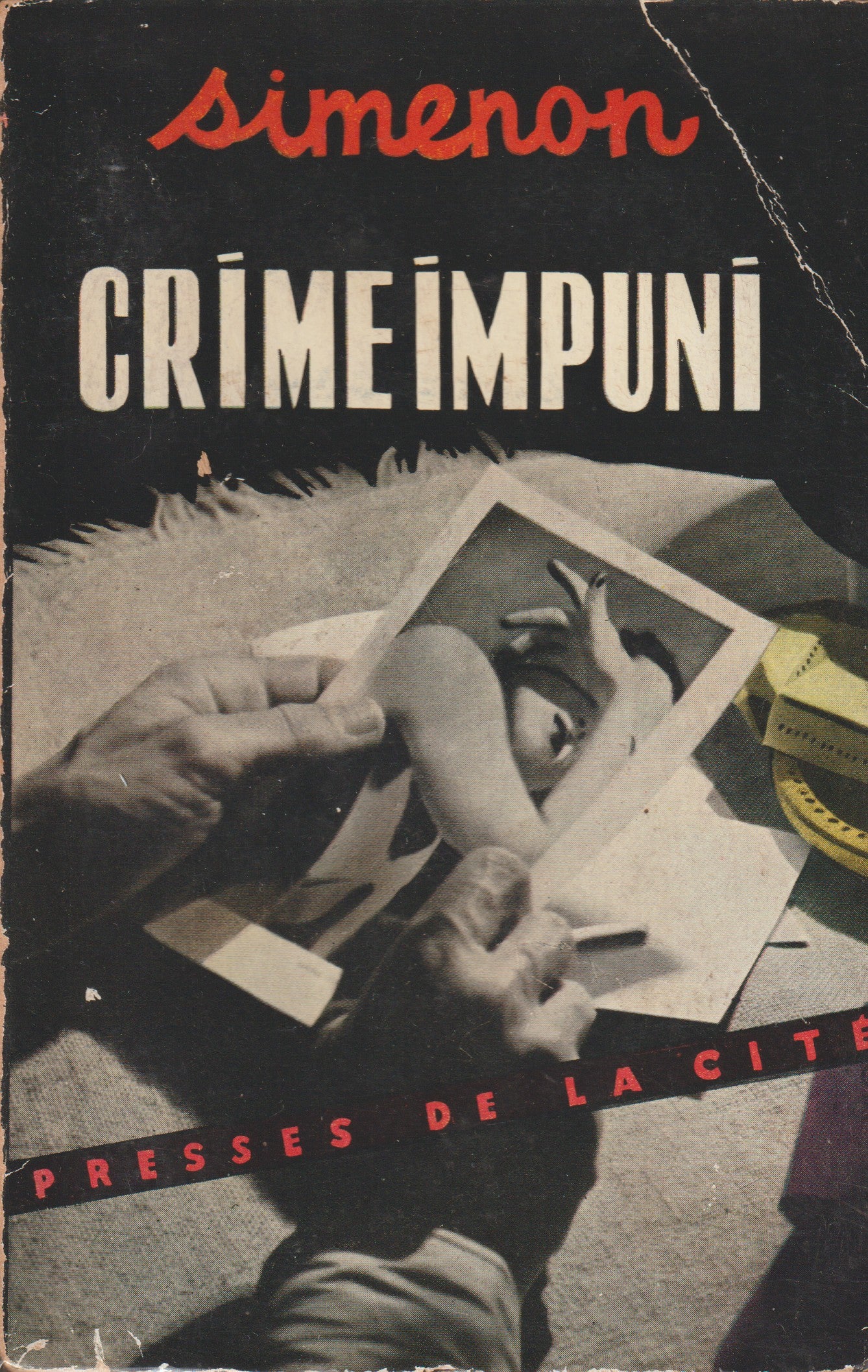 Livre - Georges Simenon - Crime impuni - EO - 1954 - BE - Presse de la cité
