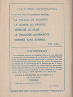 Livre science-fiction - Collection Anticipations - Livrets 1 à 13  - EO - 1945/1946- TBE- La Lucarne