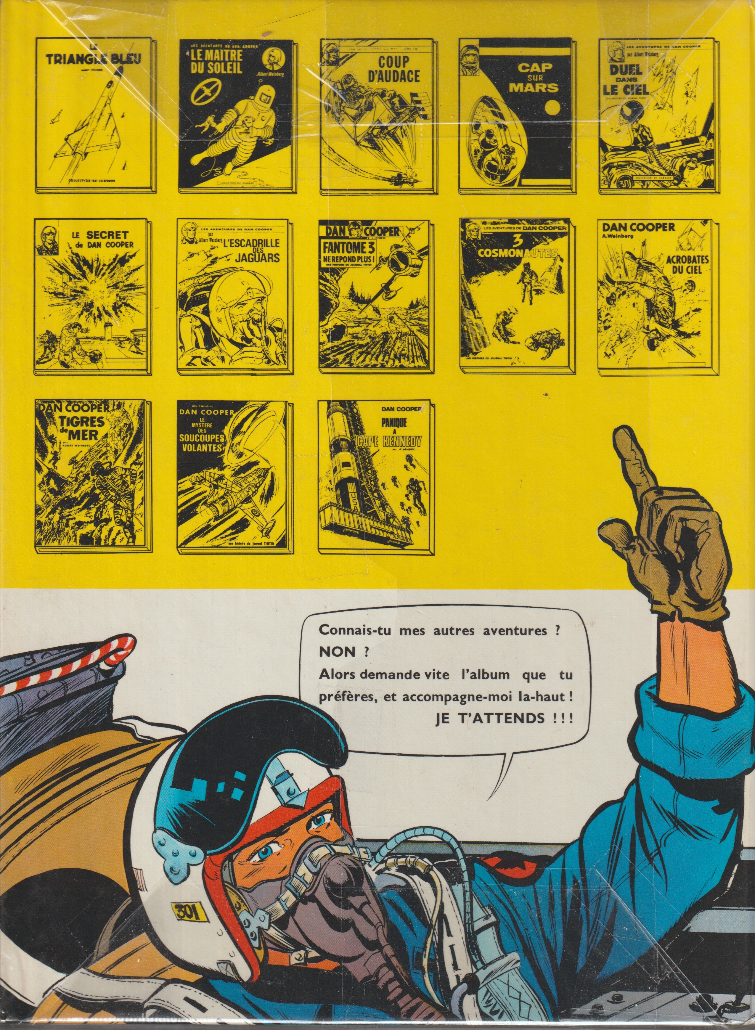 Bd - Dan Cooper - Les hommes aux ailes d'or - Tome 15 - Weinberg - EO - 1970 - TTBE - Lombart