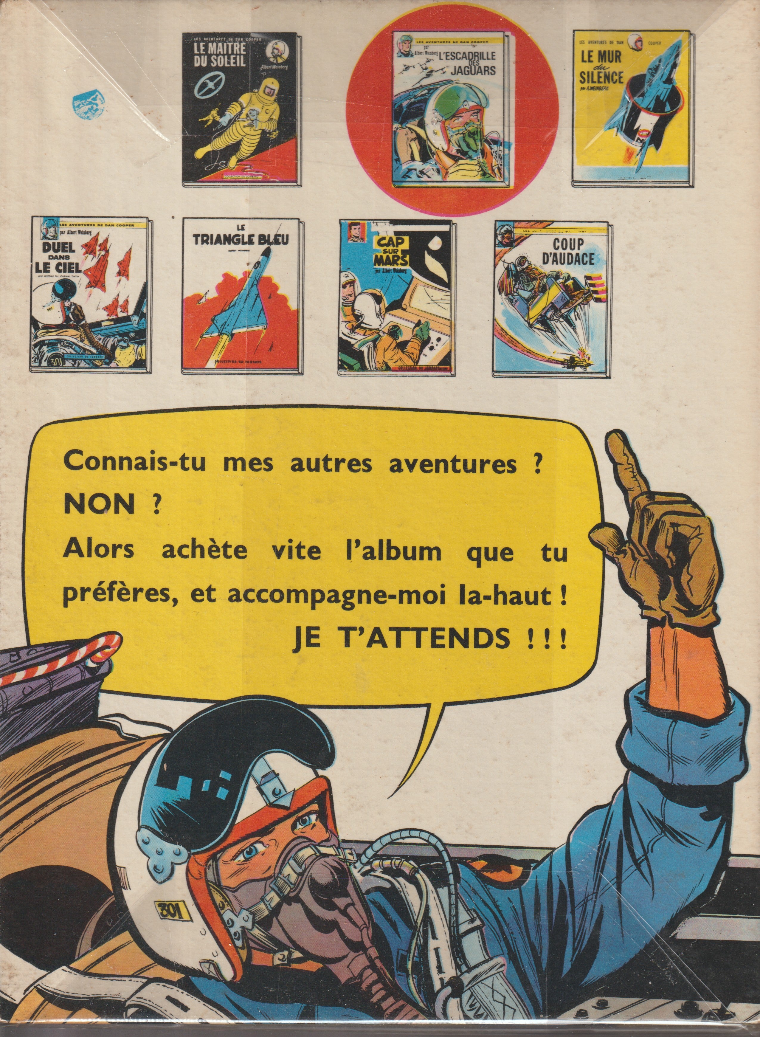 Bd - Dan Cooper - Le secret de Dan Cooper - Tome 8 - Weinberg - EO - 1965 - TTBE - Lombart