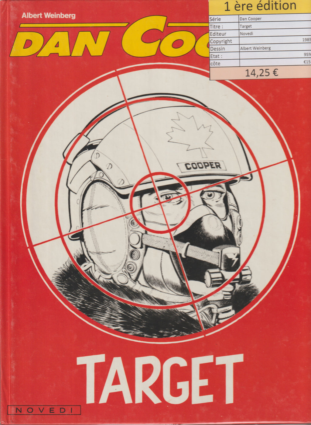 Bd - Dan Cooper - Target - Tome 33 - Weinberg - EO - 1985 - TTBE - Novedi