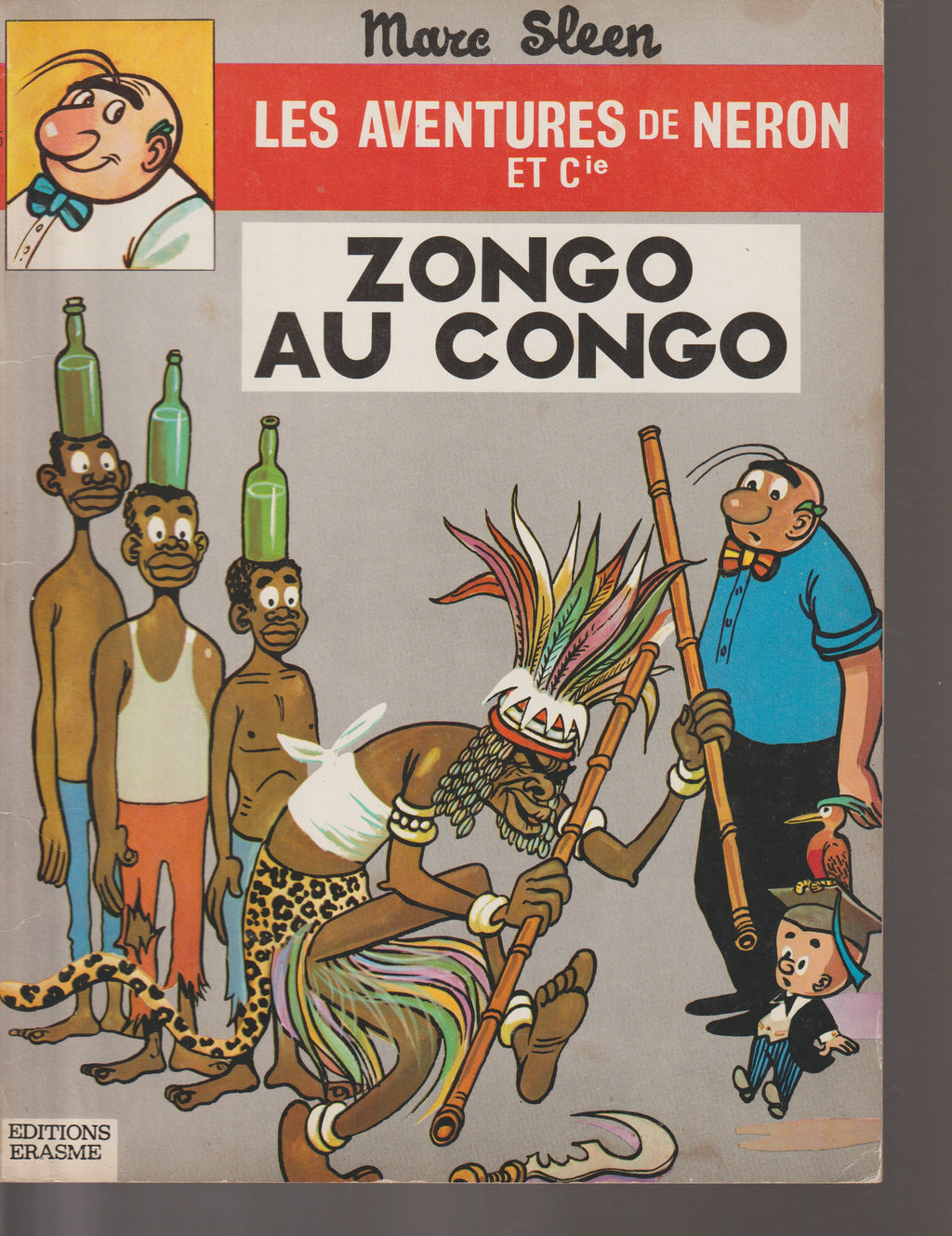 Bd - Les aventures de Neron - Zongo au Congo - Tome 25 (Erasmes) - Marc Sleen - EO - 1980 - TTBE - Editions Erasmes