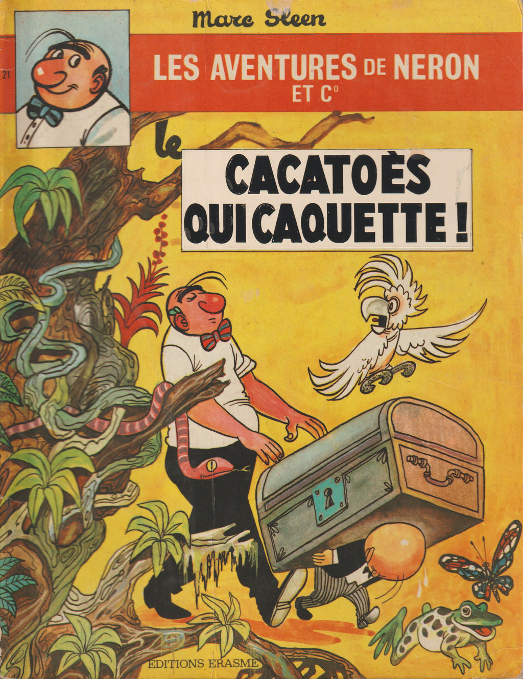 Bd - Las aventuras de Nerón - El cacatúa que cacarea - Tomo 21 (Erasmes) - Marc Sleen - EO - 1971 - TTBE - Ediciones Erasmes