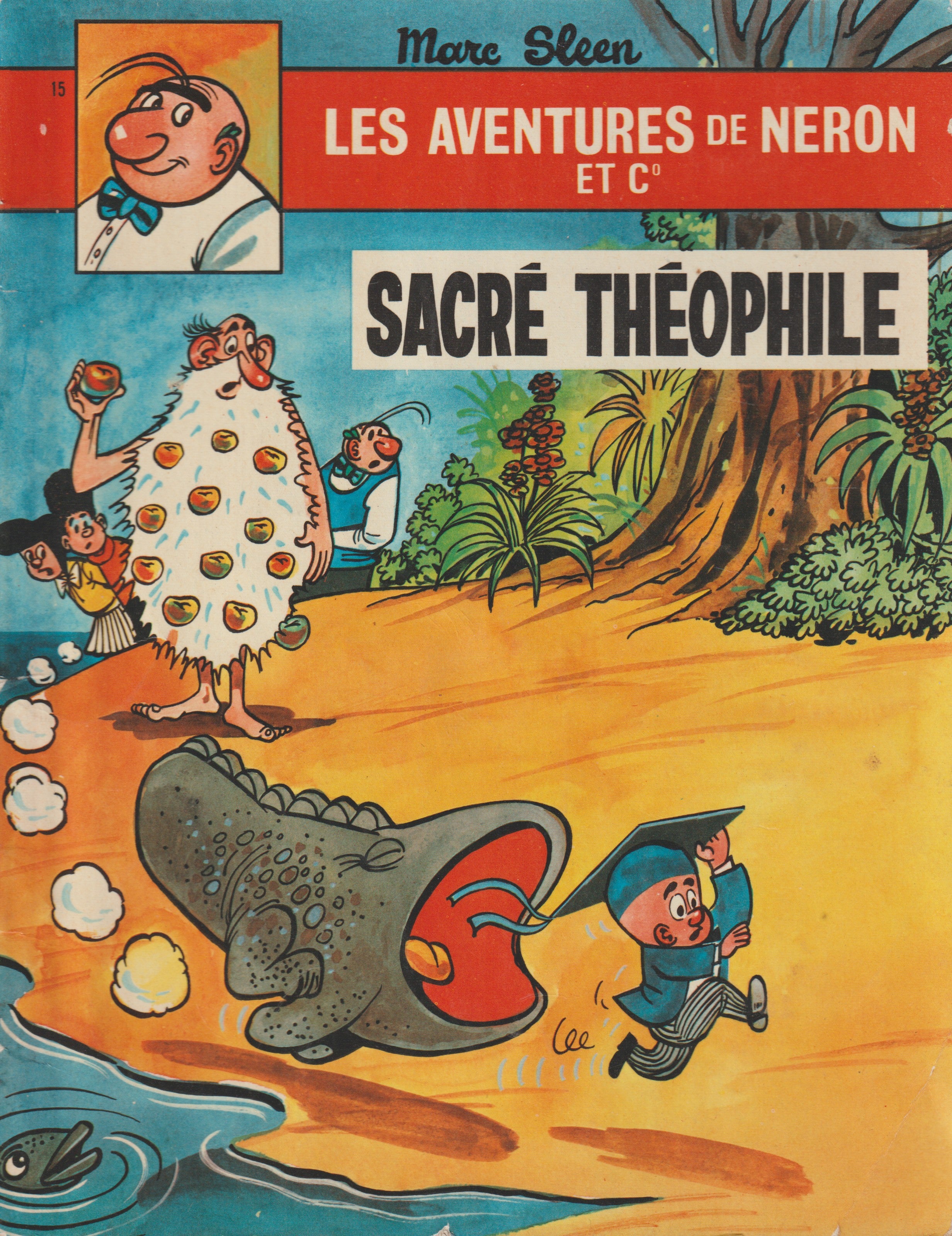 Bd - Las aventuras de Nerón - Sagrado Teófilo - Tomo 15 (Erasmes) - Marc Sleen - EO - 1969 - TTBE - Ediciones Erasmes