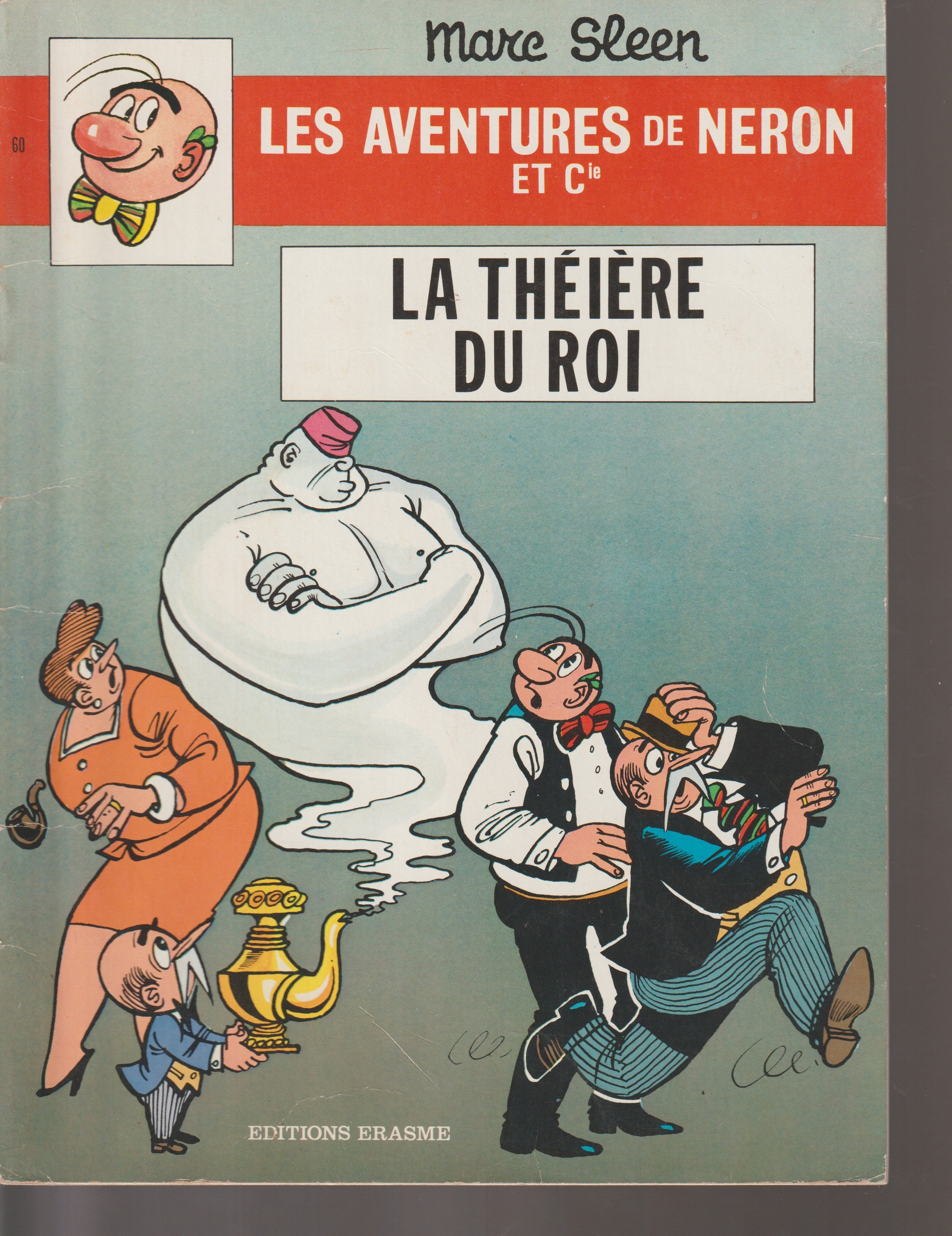 Bd - Las aventuras de Nerón - La tetera del rey - Tomo 60 (Erasmes) - Marc Sleen - EO - 1979 - TTBE - Ediciones Erasmes