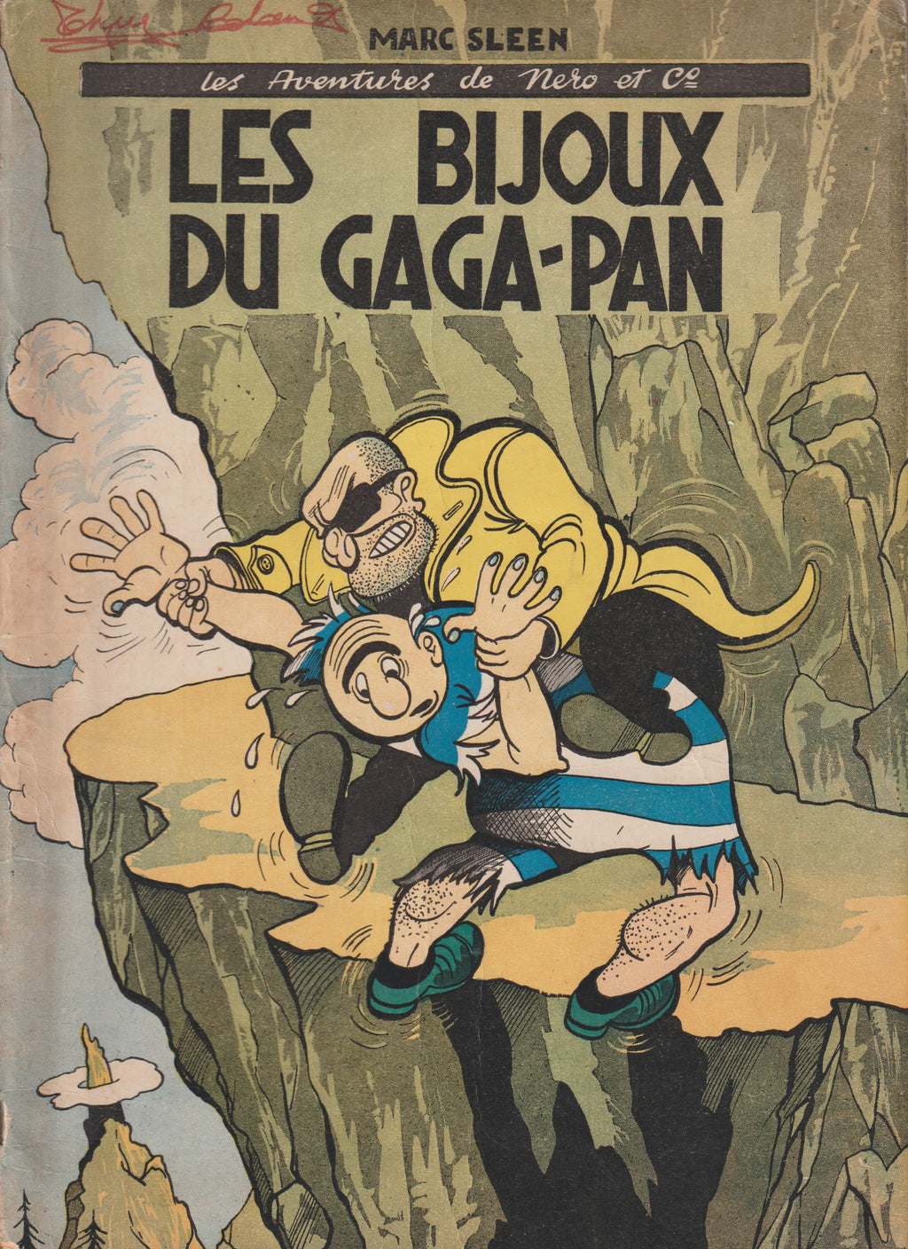 Cómic - Las aventuras de Neron - Las joyas de Gaga-Pan - Tomo 4 - Marc Sleen - EO - 1956 - TTBE - Editions du Samedi