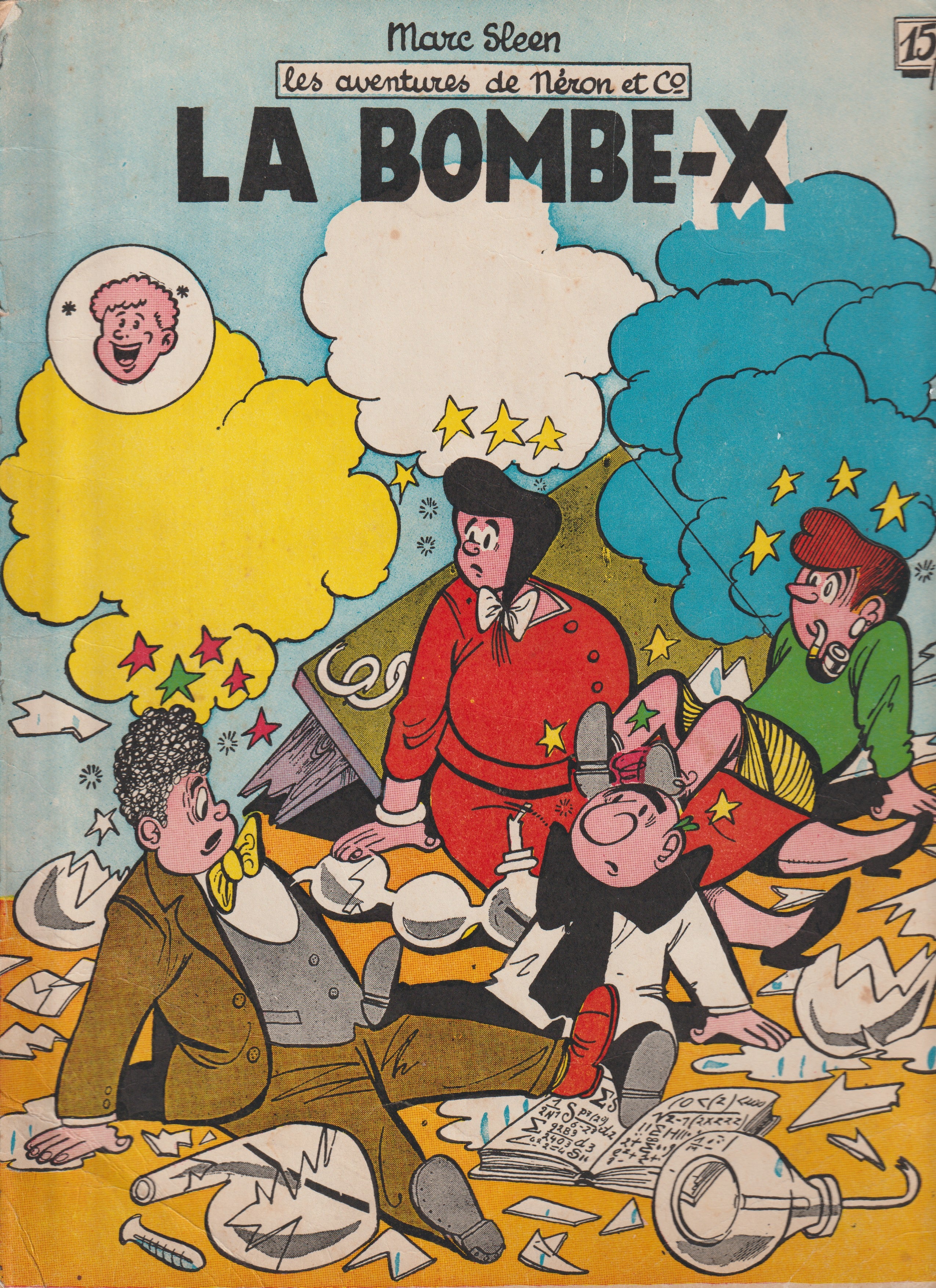 Bd - Les aventures de Neron - La bombe-X - Tome 14 - Marc Sleen - EO - 1958 - TTBE - Editions du Samedi