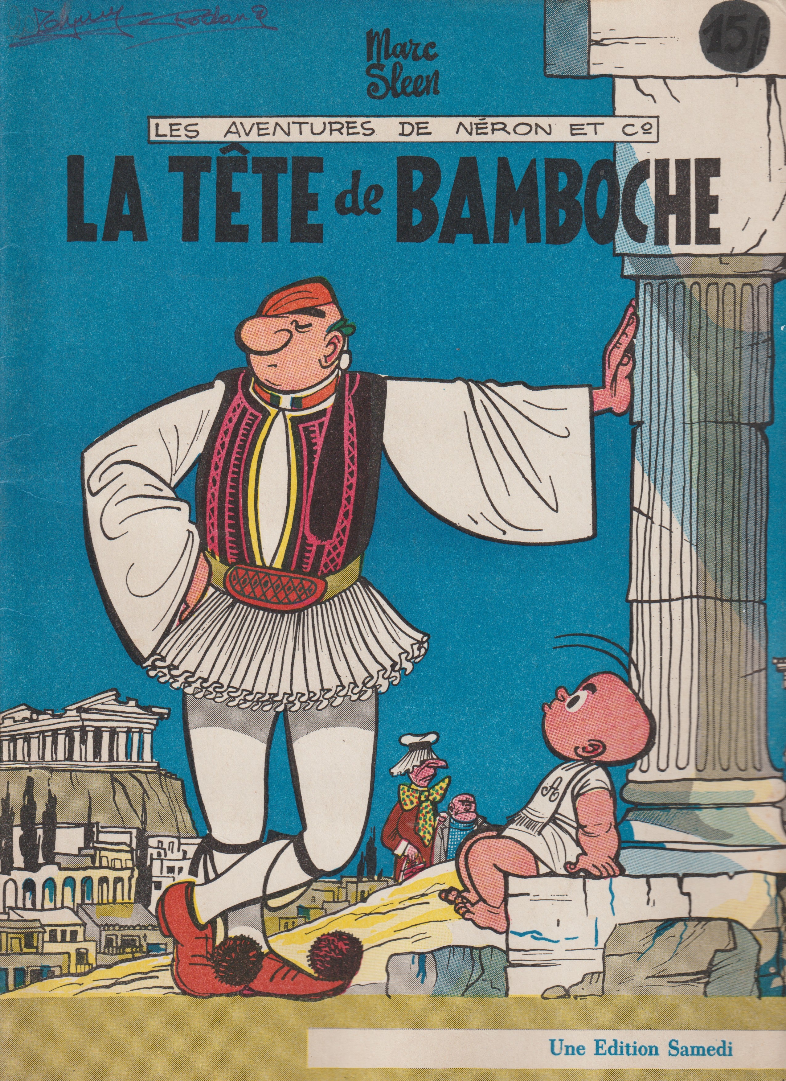 Bd - Les aventures de Neron - La tête de Bamboche - Tome 35 - Marc Sleen - EO - 1962 - TTBE - Editions du Samedi