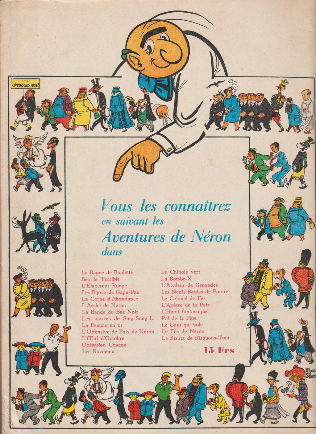 Cómic - Las aventuras de Neron - La pequeña nube milagrosa - Tomo 25 - Marc Sleen - EO - 1958 - TTBE - Editions du Samedi