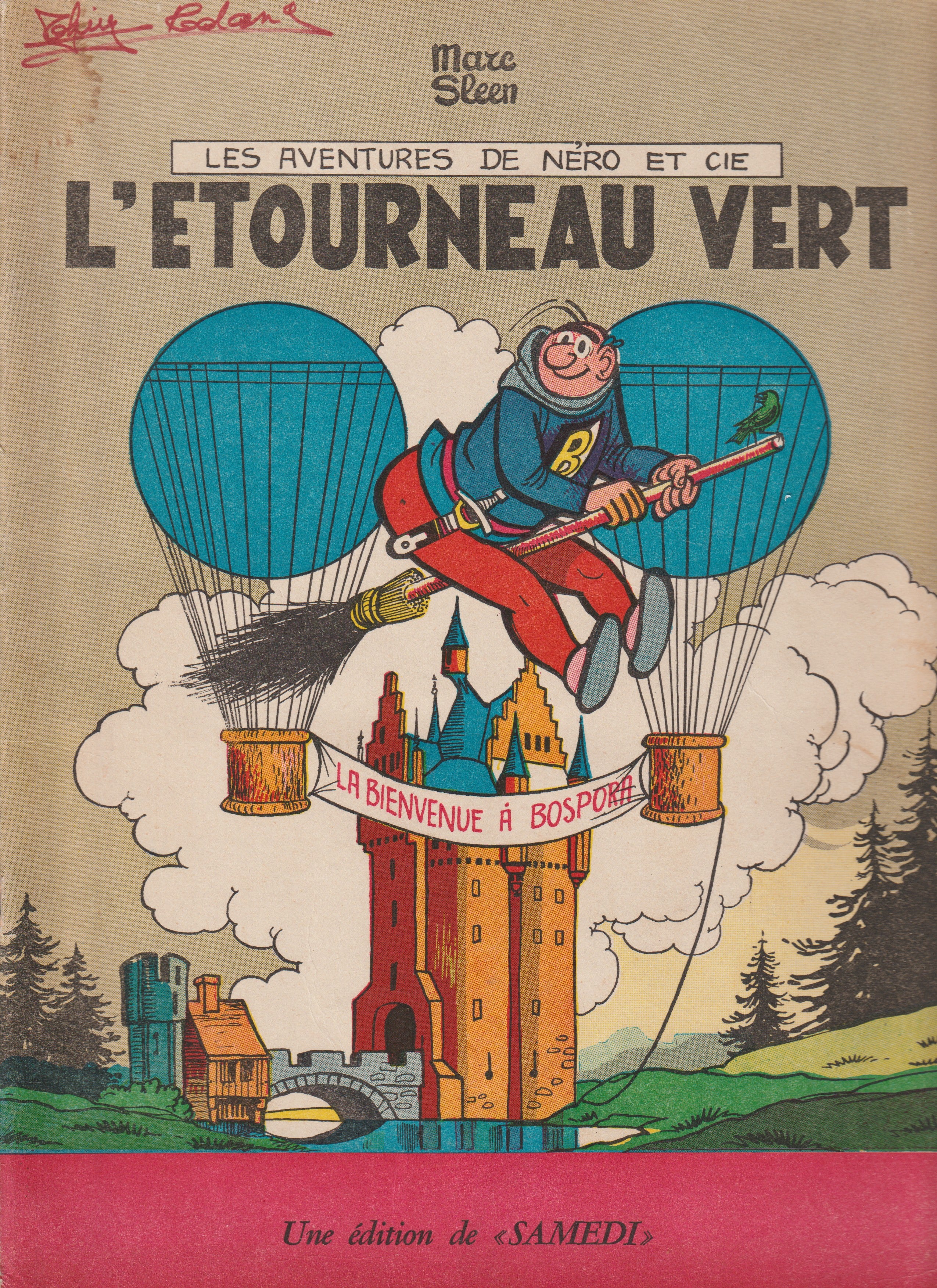 Bd - Les aventures de Neron - L'étourneau vert - Tome 29 - Marc Sleen - EO - 1961 - TTBE - Editions du Samedi