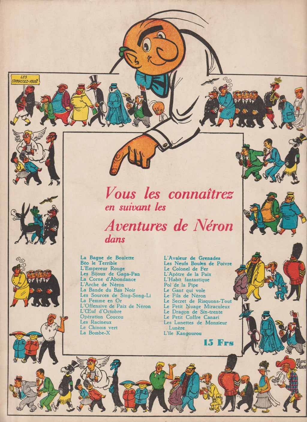 Bd - Les aventures de Neron - Le sercret de Matsuoka - Tome 32 - Marc Sleen - EO - 1961 - TTBE - Editions du Samedi