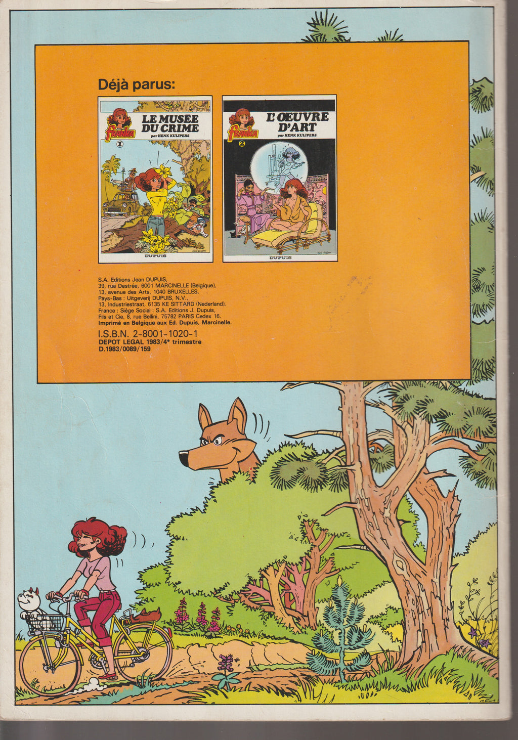 Bd - Franka - Drôle de cirque - Tome 3 - Kuijpers - EO - 1983 - TTBE - Dupuis