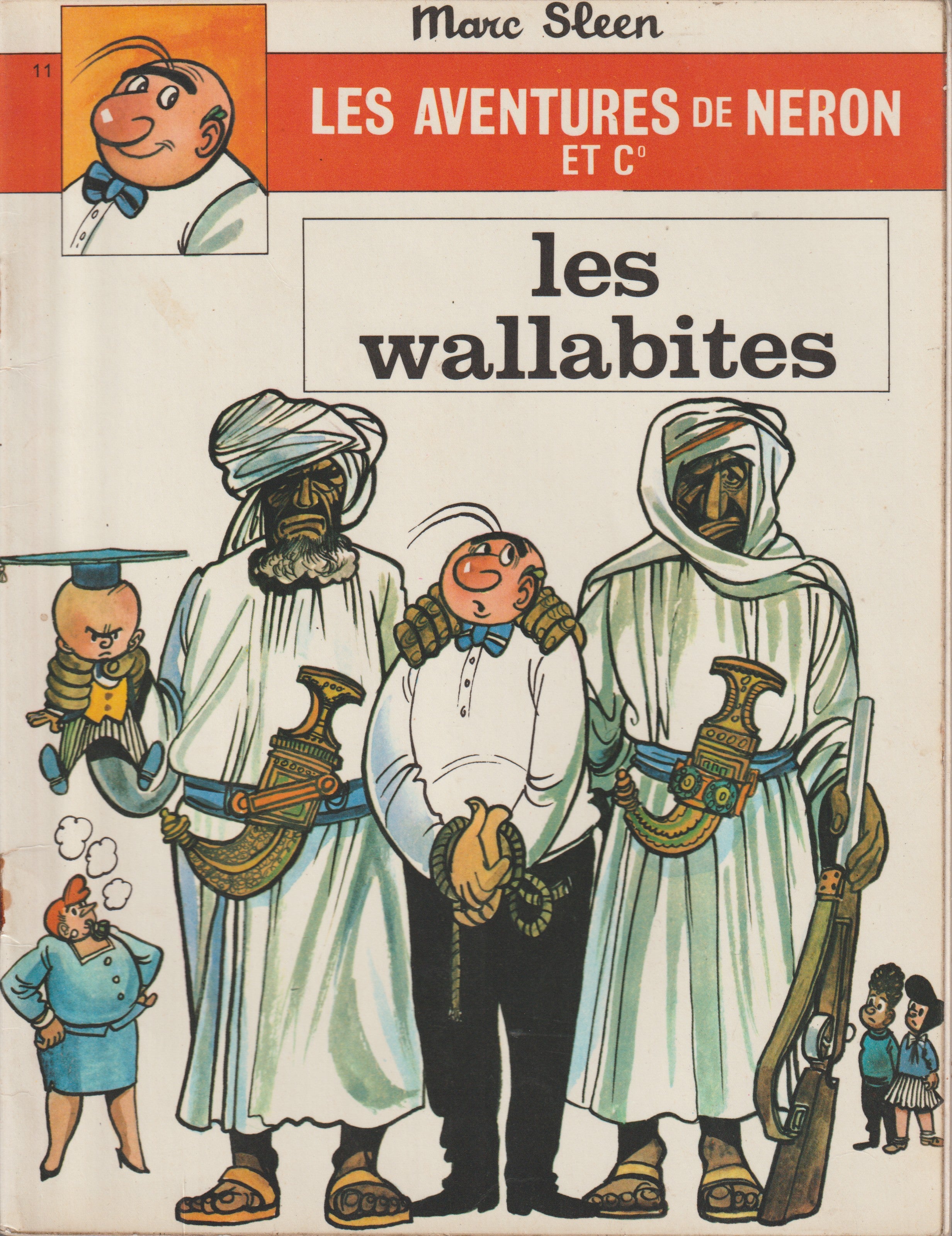 Comic Book - The Adventures of Nero - The Wallabites - Volume 11 (Erasmes) - Marc Sleen - First Edition - 1968 - Very Good Condition - Erasmes Publishers