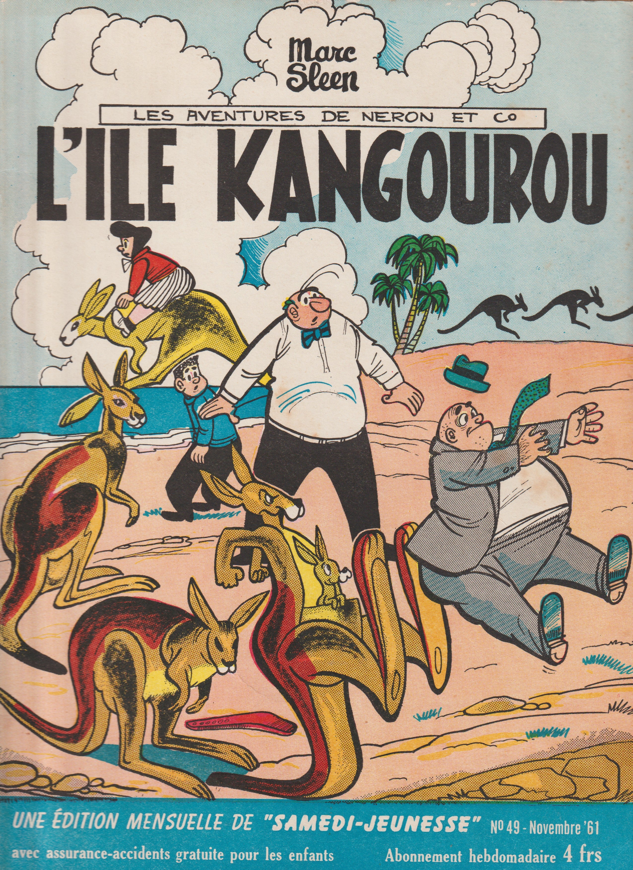 Comic Book - The Adventures of Nero - Kangaroo Island - Volume 31 - Marc Sleen - First Edition - 1961 - Very Very Good Condition - Editions du Samedi