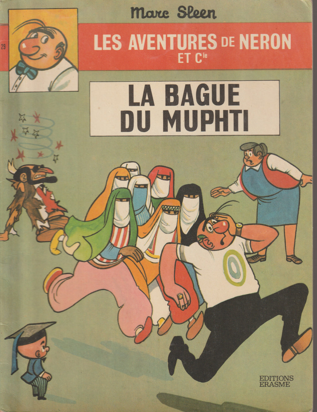 Comic Book - The Adventures of Nero - The Ring of the Mufti - Volume 29 (Erasmes) - Marc Sleen - First Edition - 1972 - Very Good Condition - Erasmes Publishers
